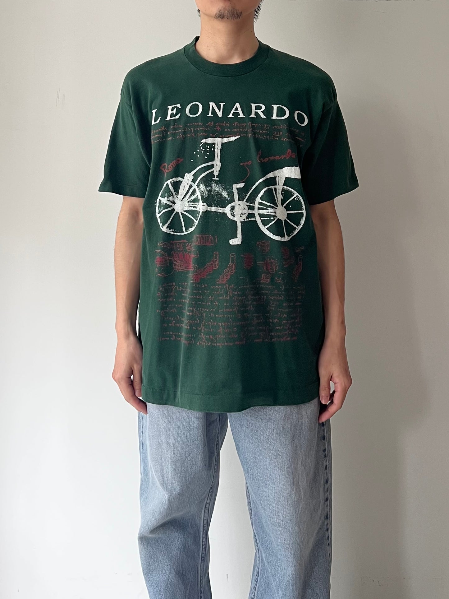 90's LEONARDO DA VINCI t-shirt "Made in USA"