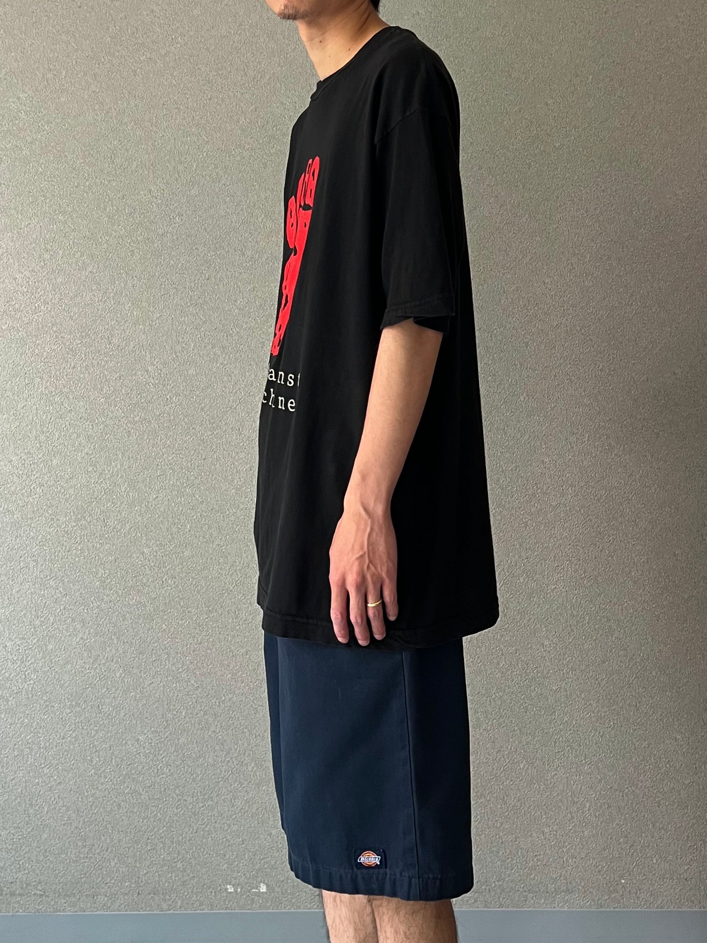 90's〜 RAGE AGAINST THE MACHINE music t-shirt