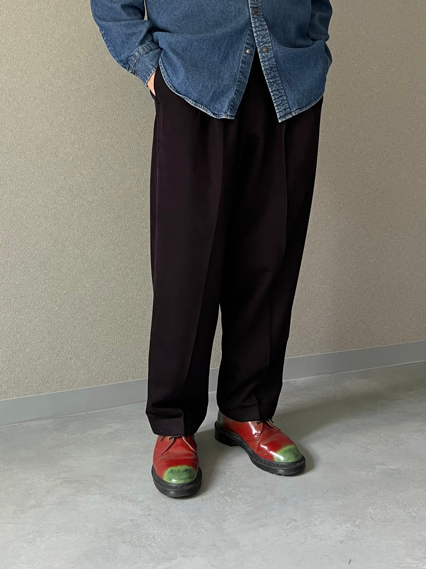 90's PERRY ELLIS rayon slacks
