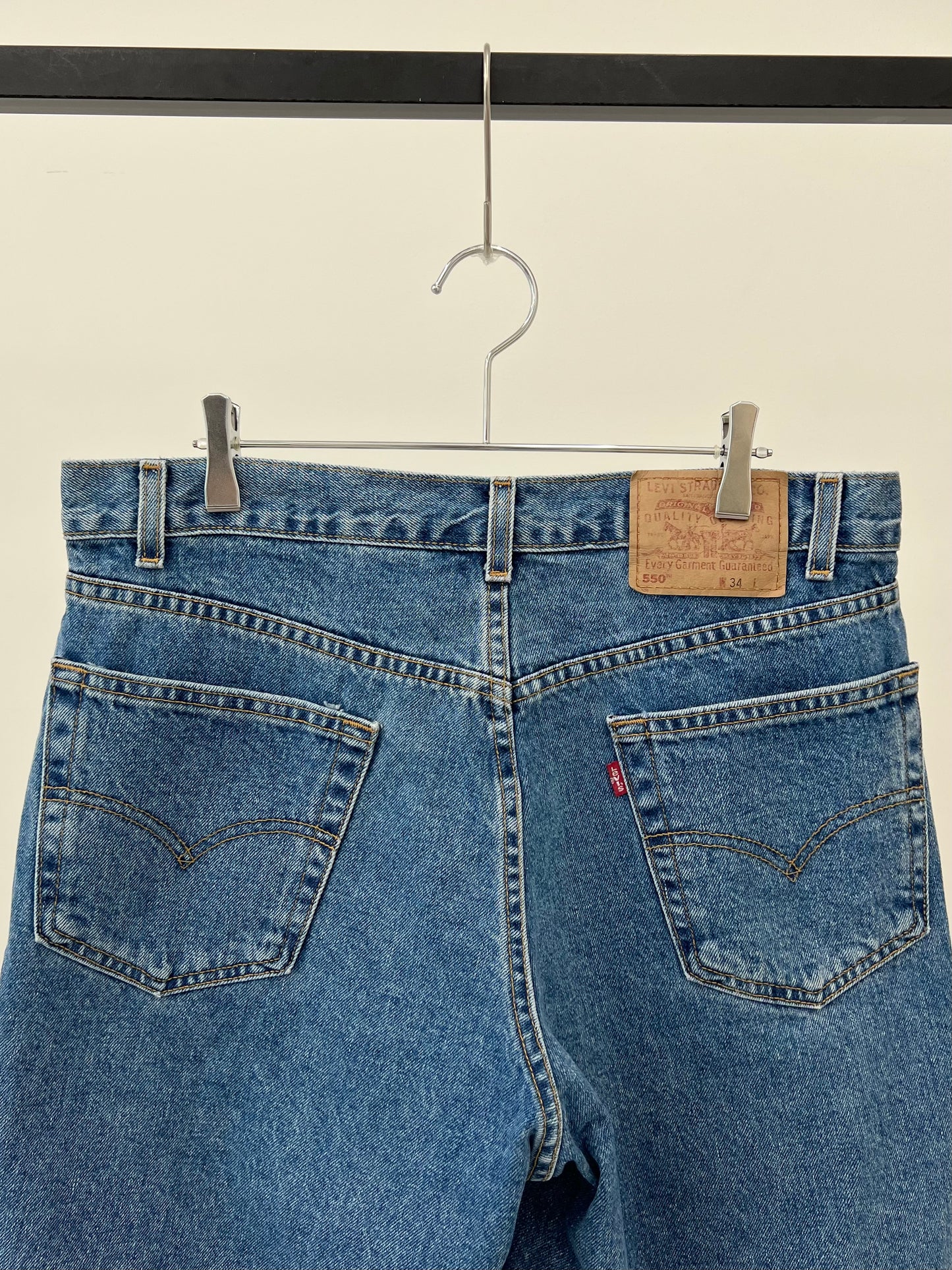 00's Levi's 550 denim shorts "Made in MEXICO"
