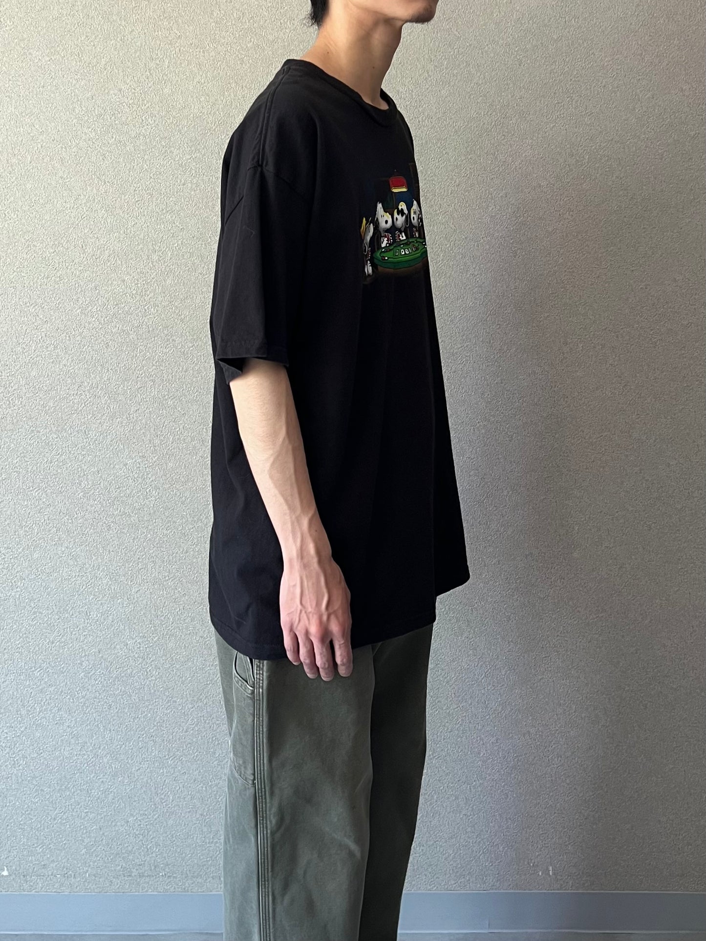 00's PEANUTS print t-shirt