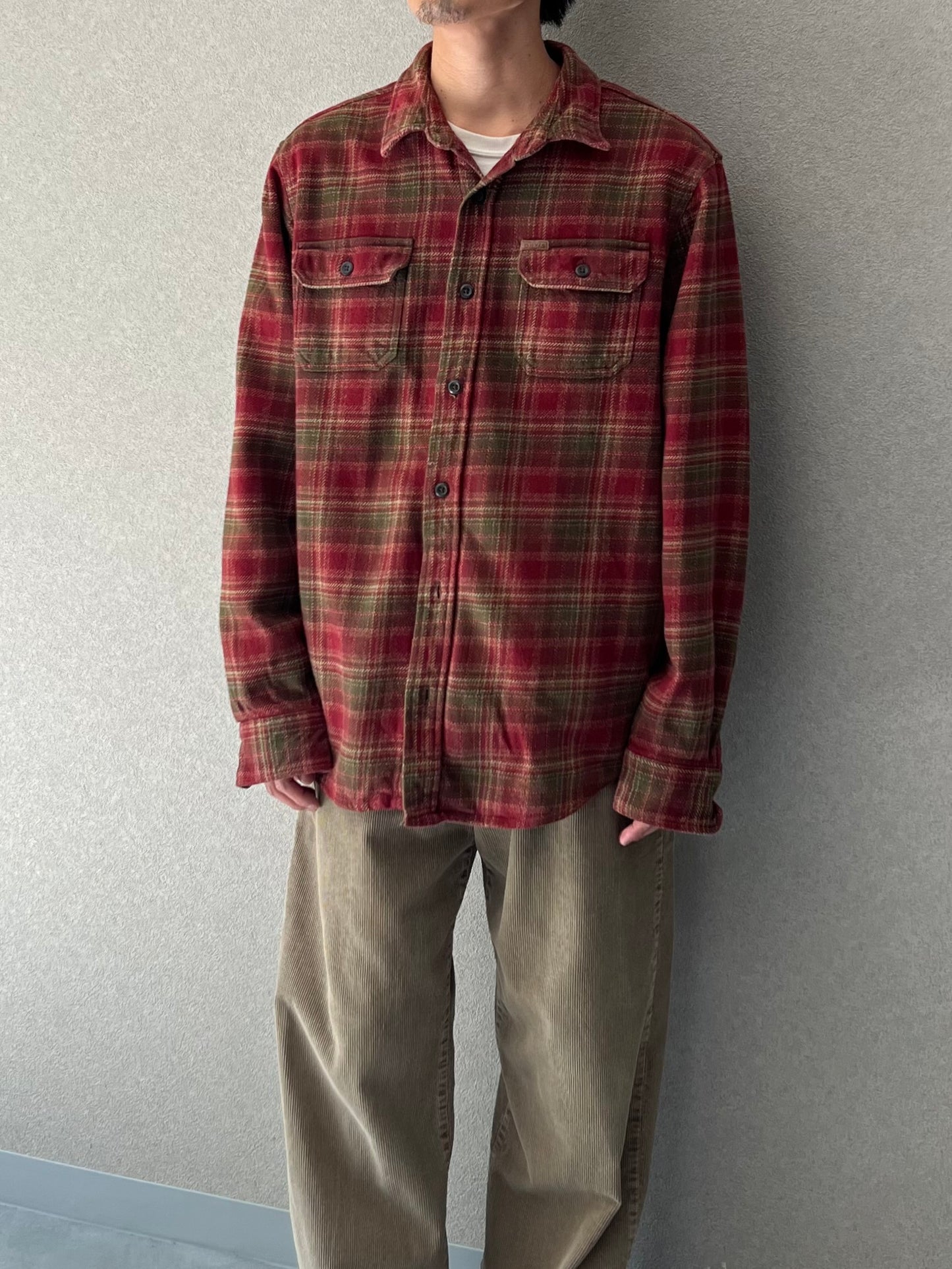 00's ORVIS flannel shirt
