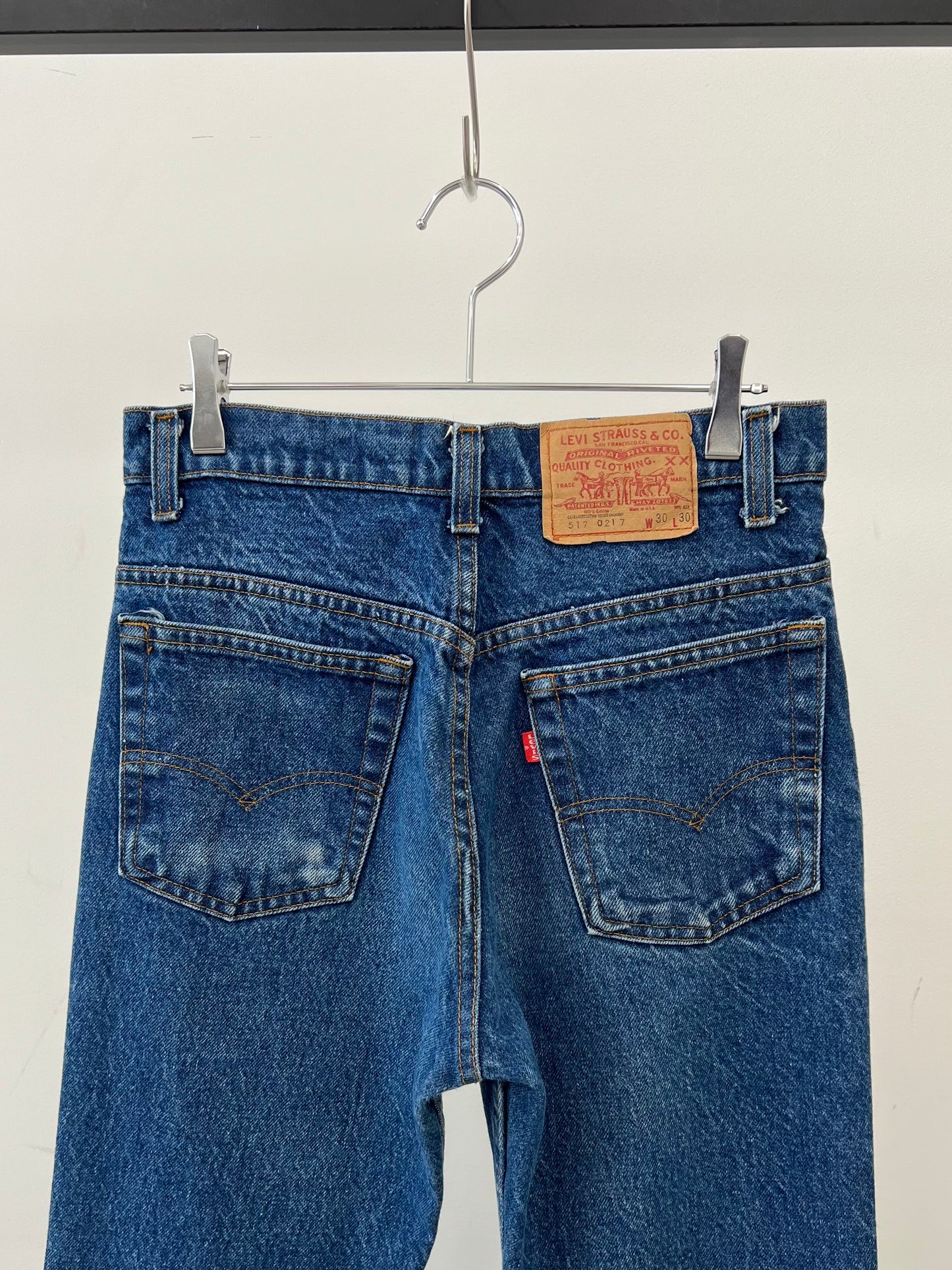 80's Levi's 517 denim pants "Made in USA"