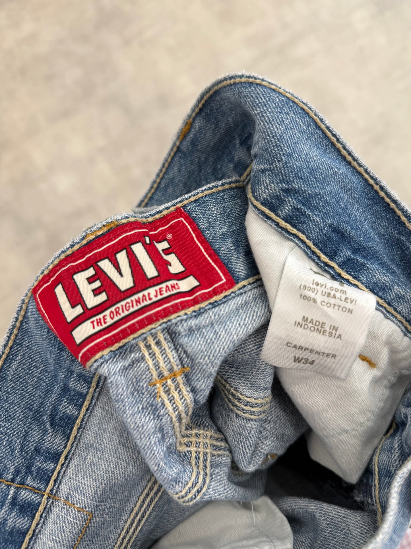 00's Levi's CARPENTER denim shorts