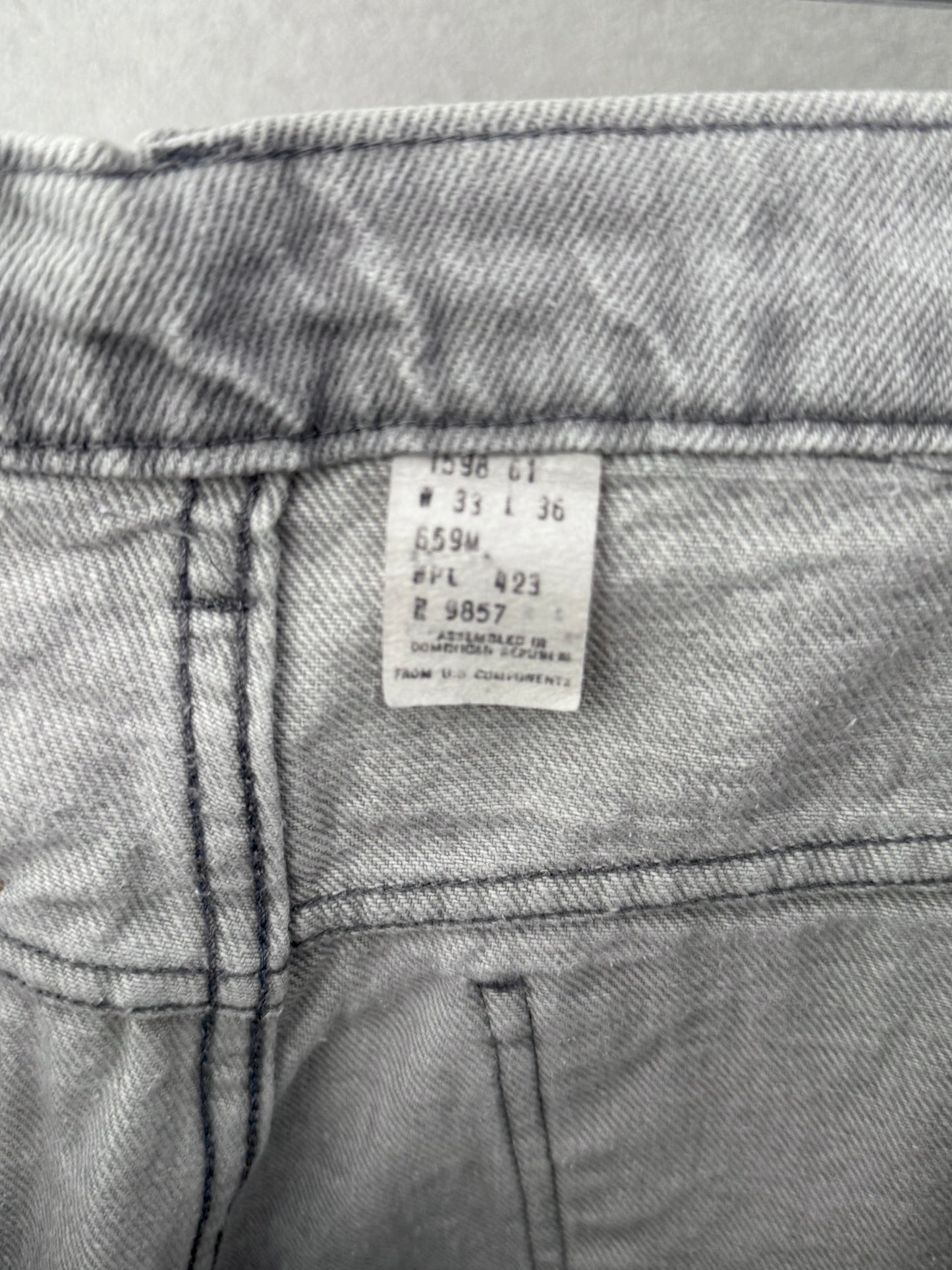 90's Levi's denim pants "Yarn Dyed"