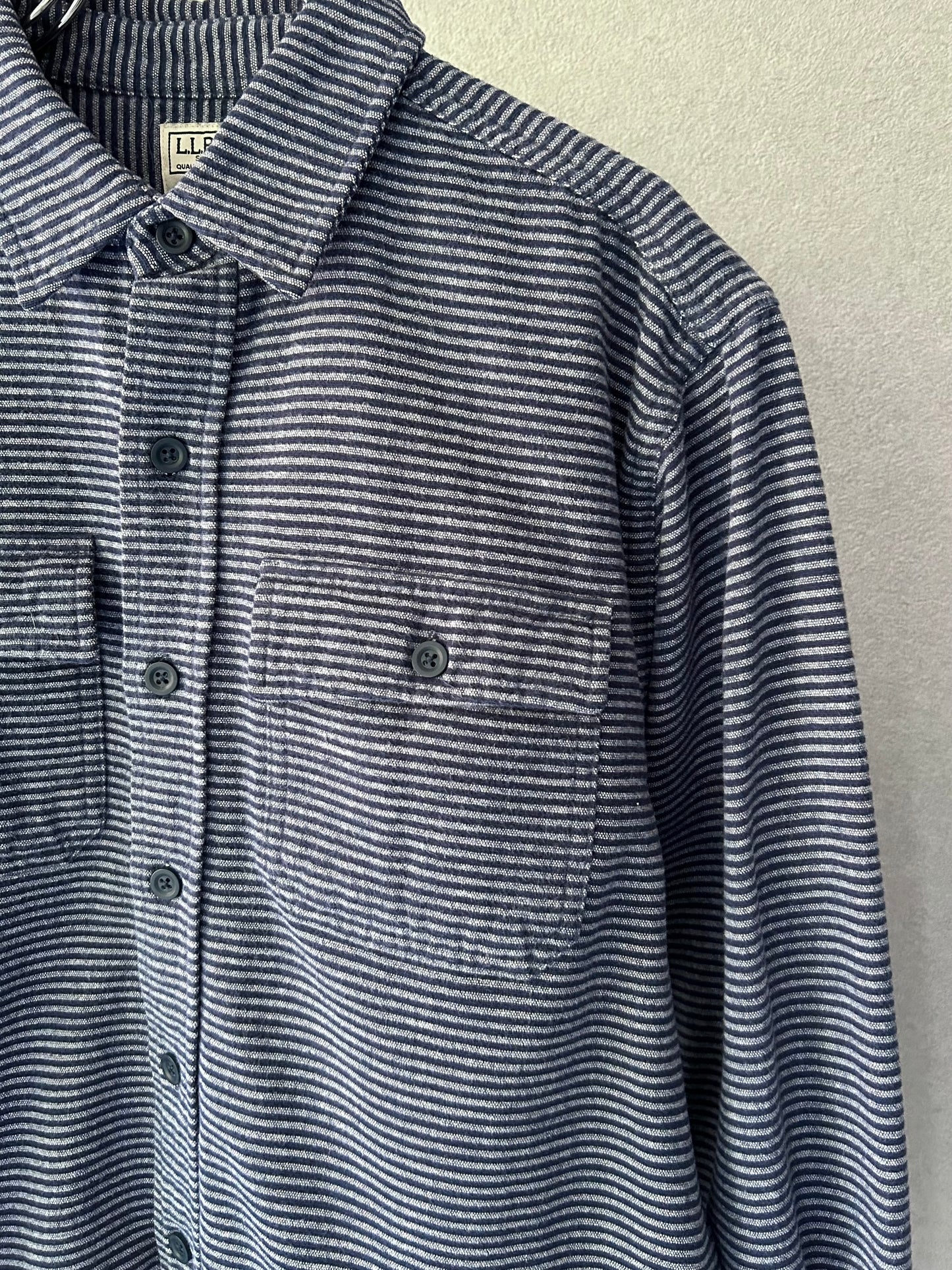 00's L.L.Bean chamois cloth shirt