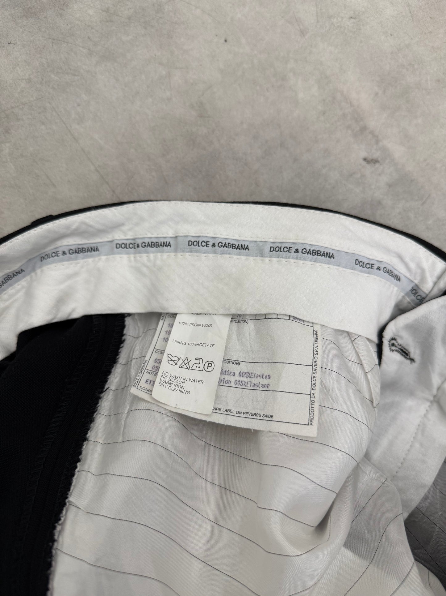 90's DOLCE & GABBANA wool slacks "Made in ITALY"