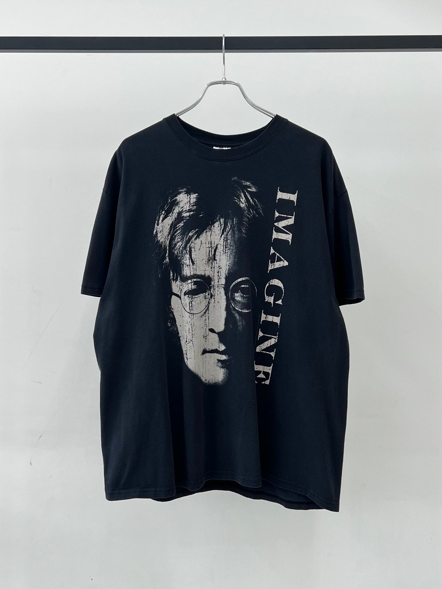 00's John Lennon music t-shirt "IMAGINE"