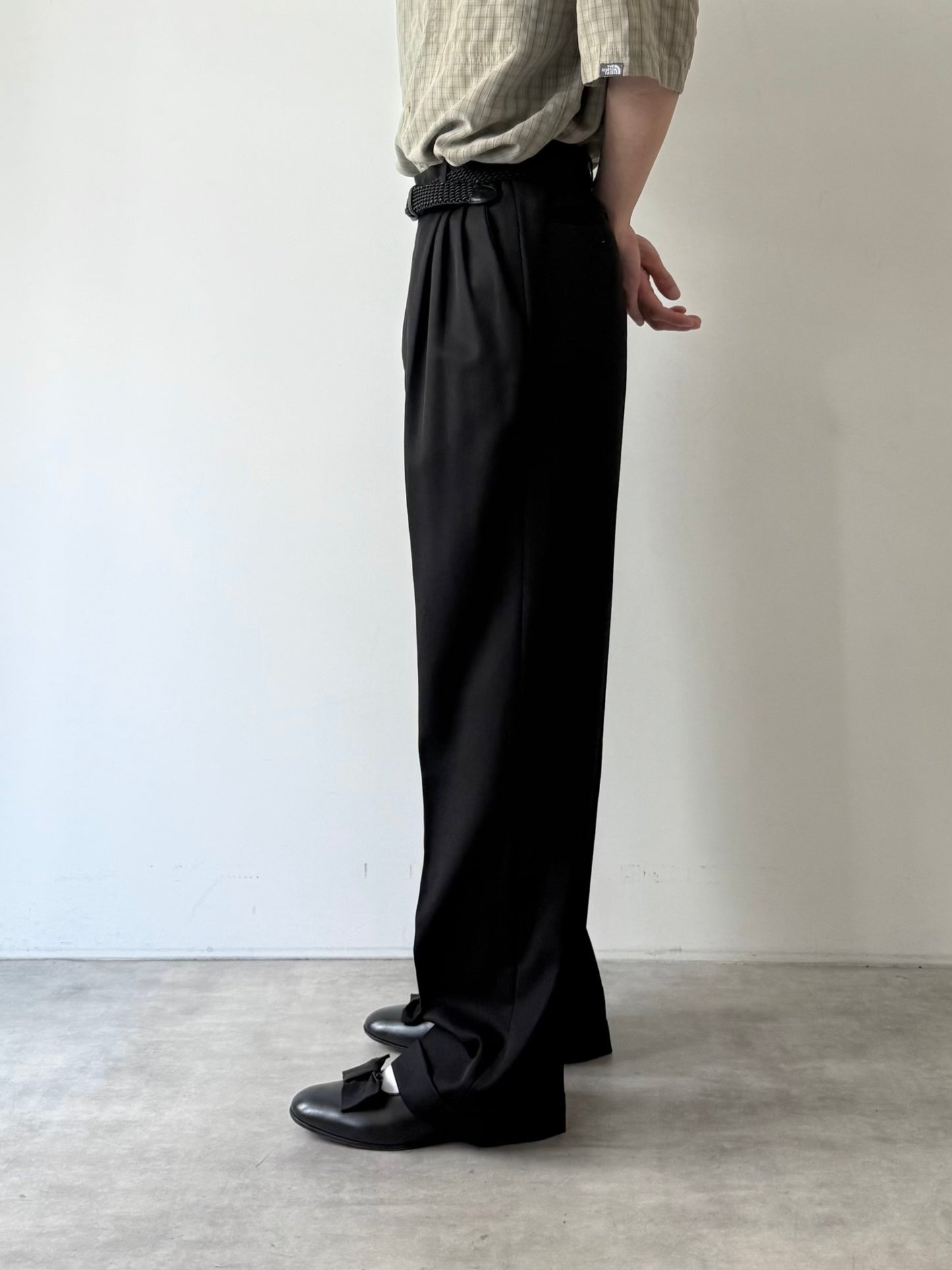 90's Zanella wool slacks "Made in ITALY"