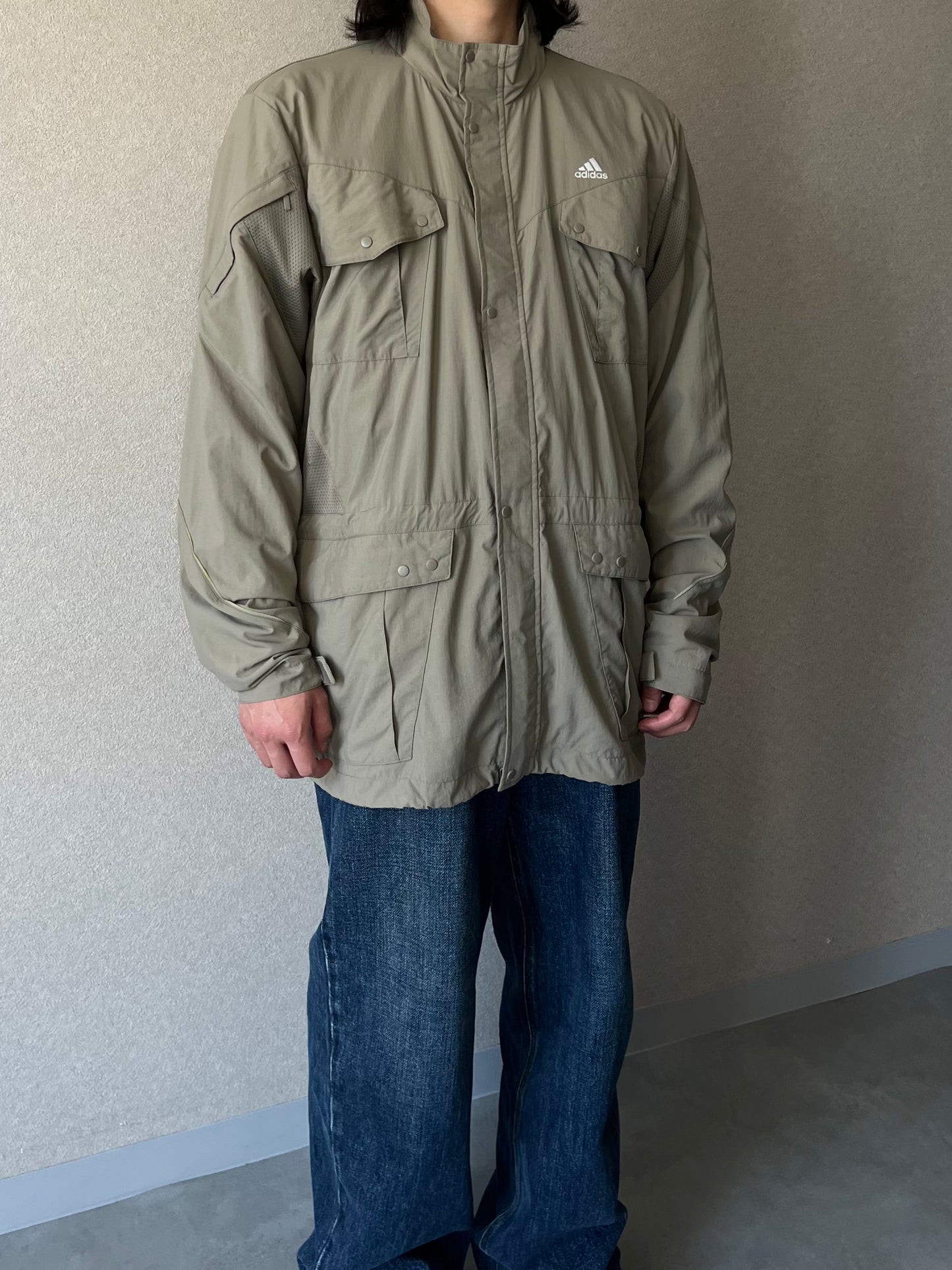 00's adidas nylon jacket