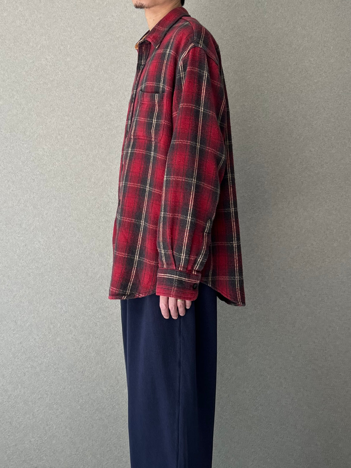 00's ST.JOHN'S BAY flannel shirt