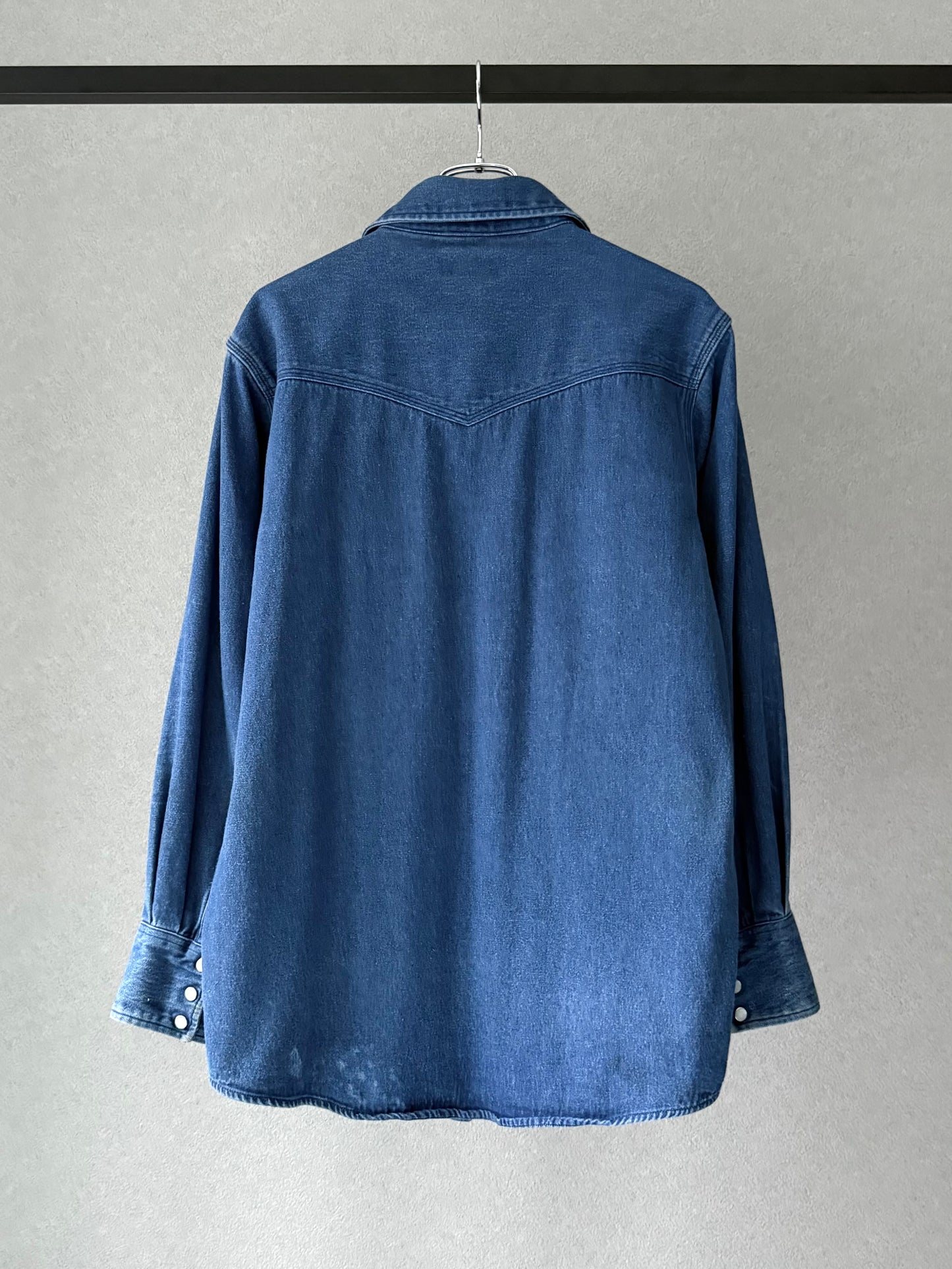 90's carhartt denim western shirt