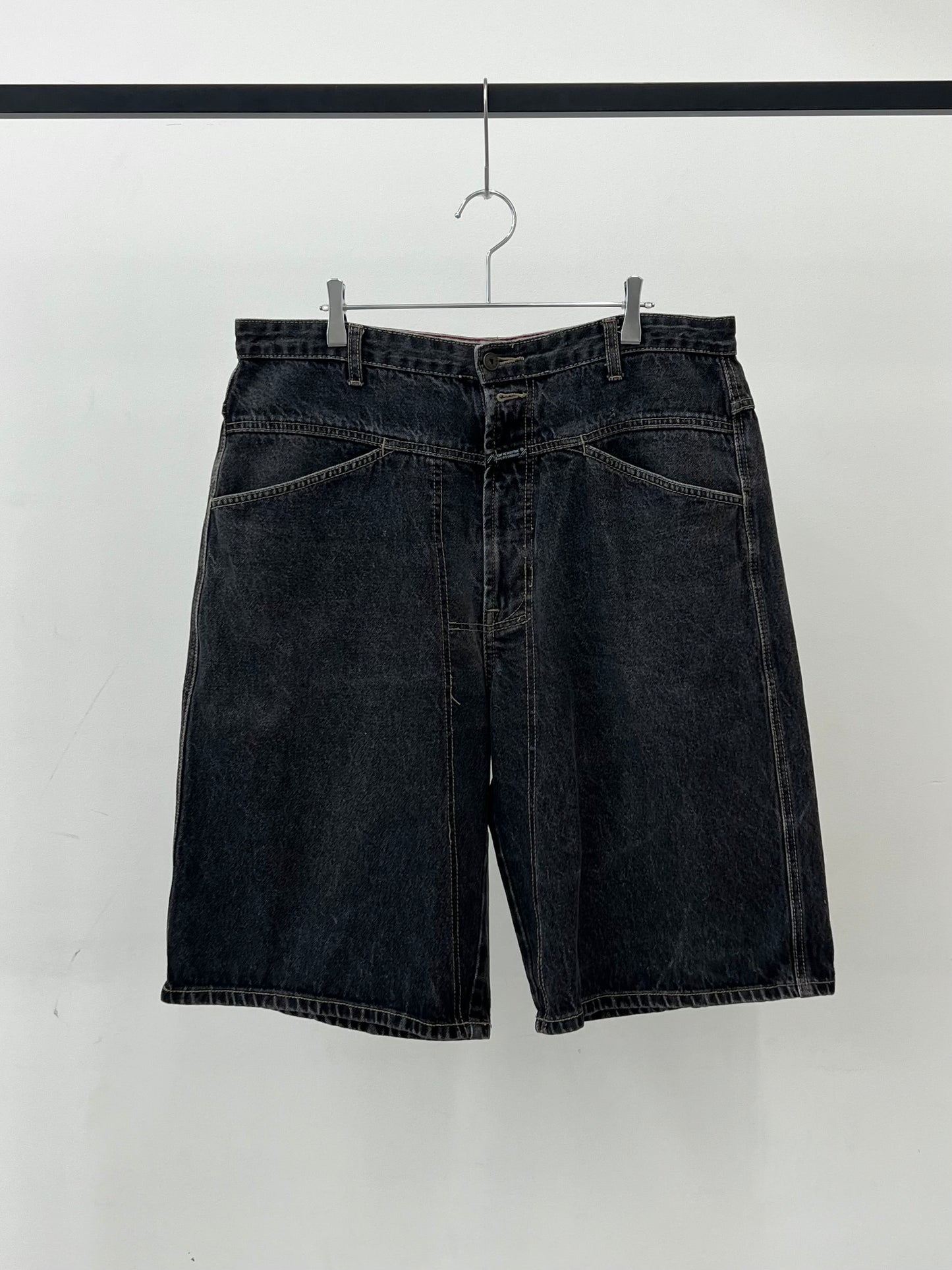 00's MARITHE FRANCOIS GIRBAUD denim shorts