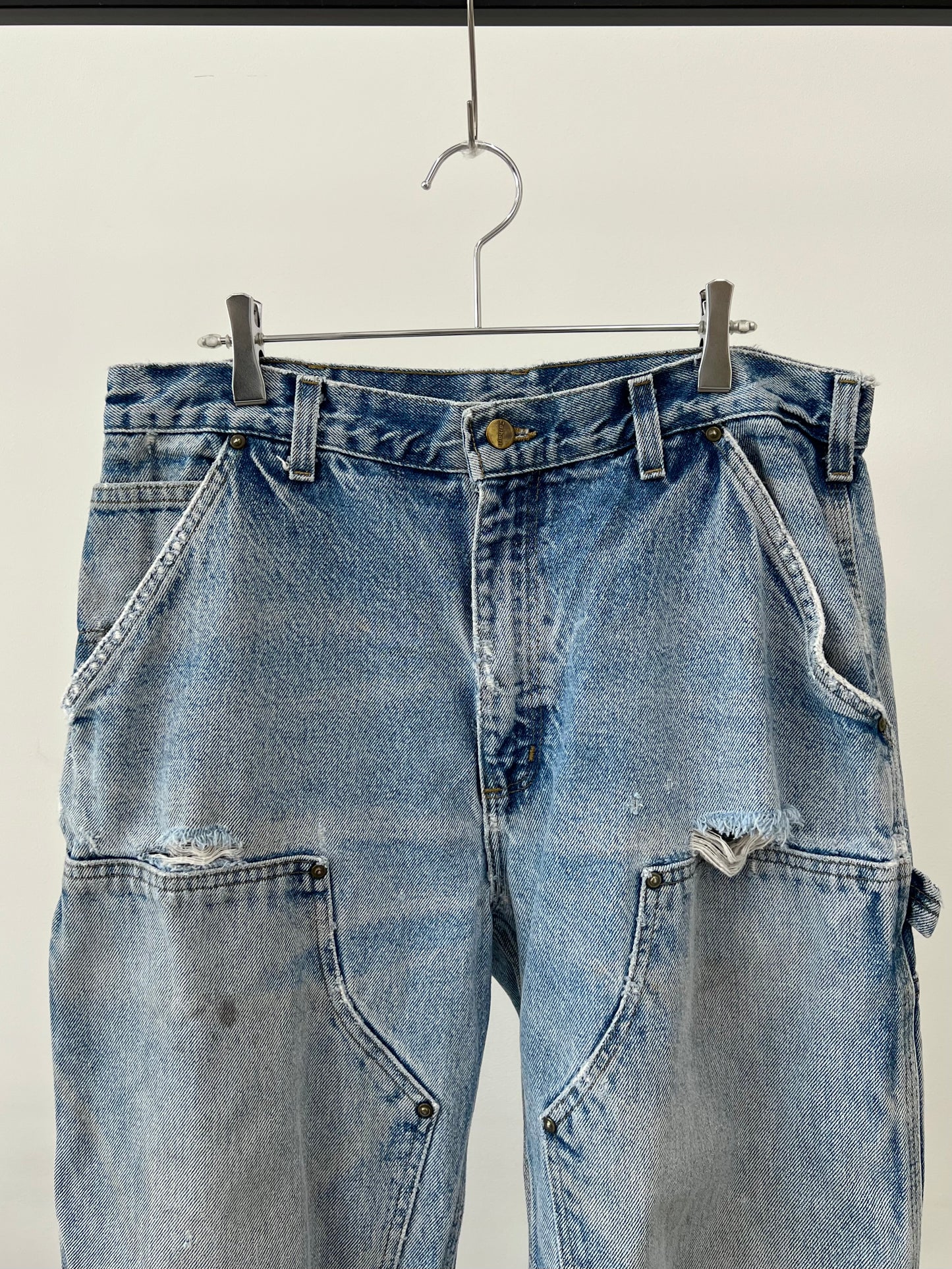 00's carhartt double knee denim painter pants