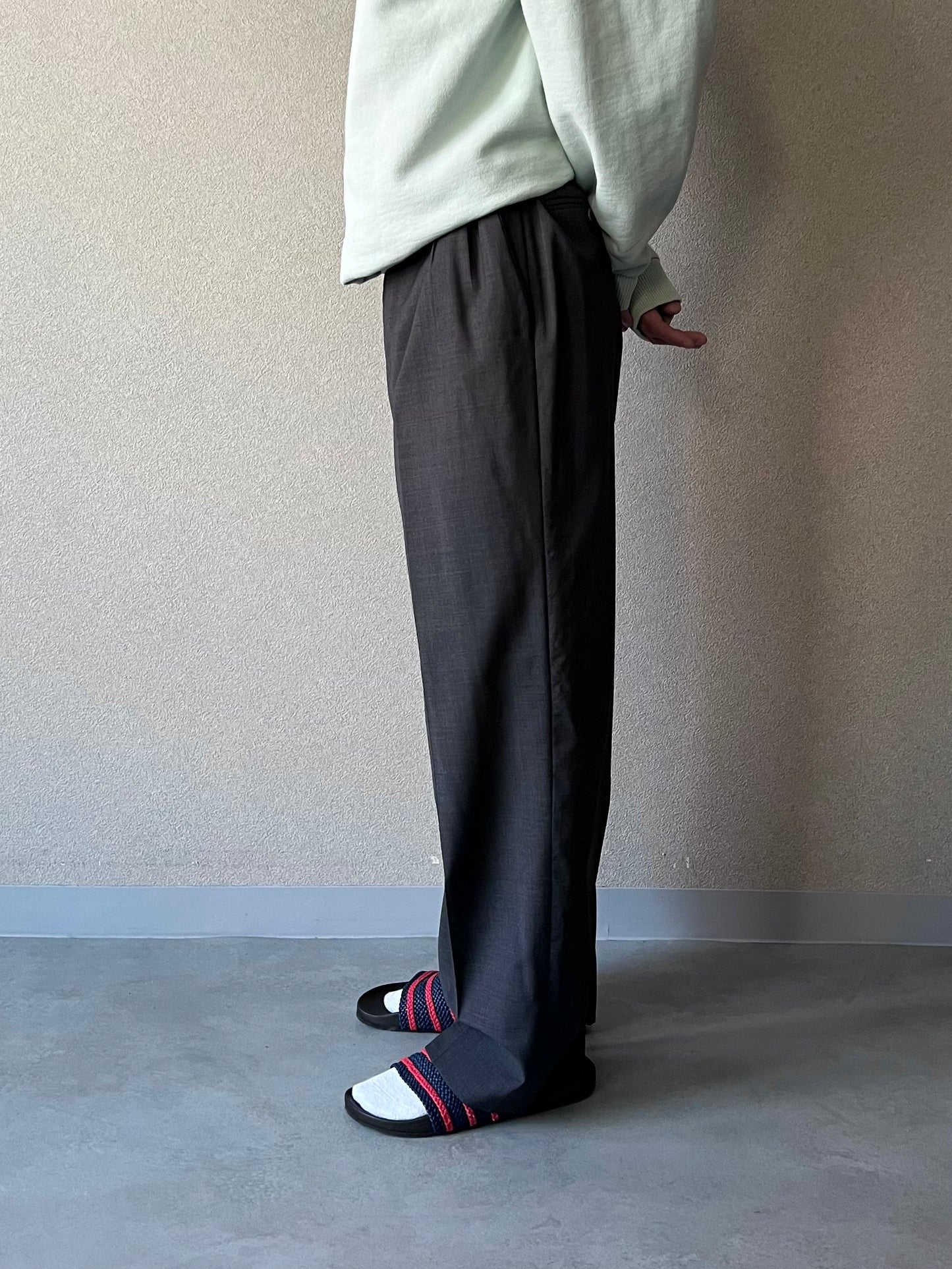 90's Zanella wool slacks "Made in ITALY"
