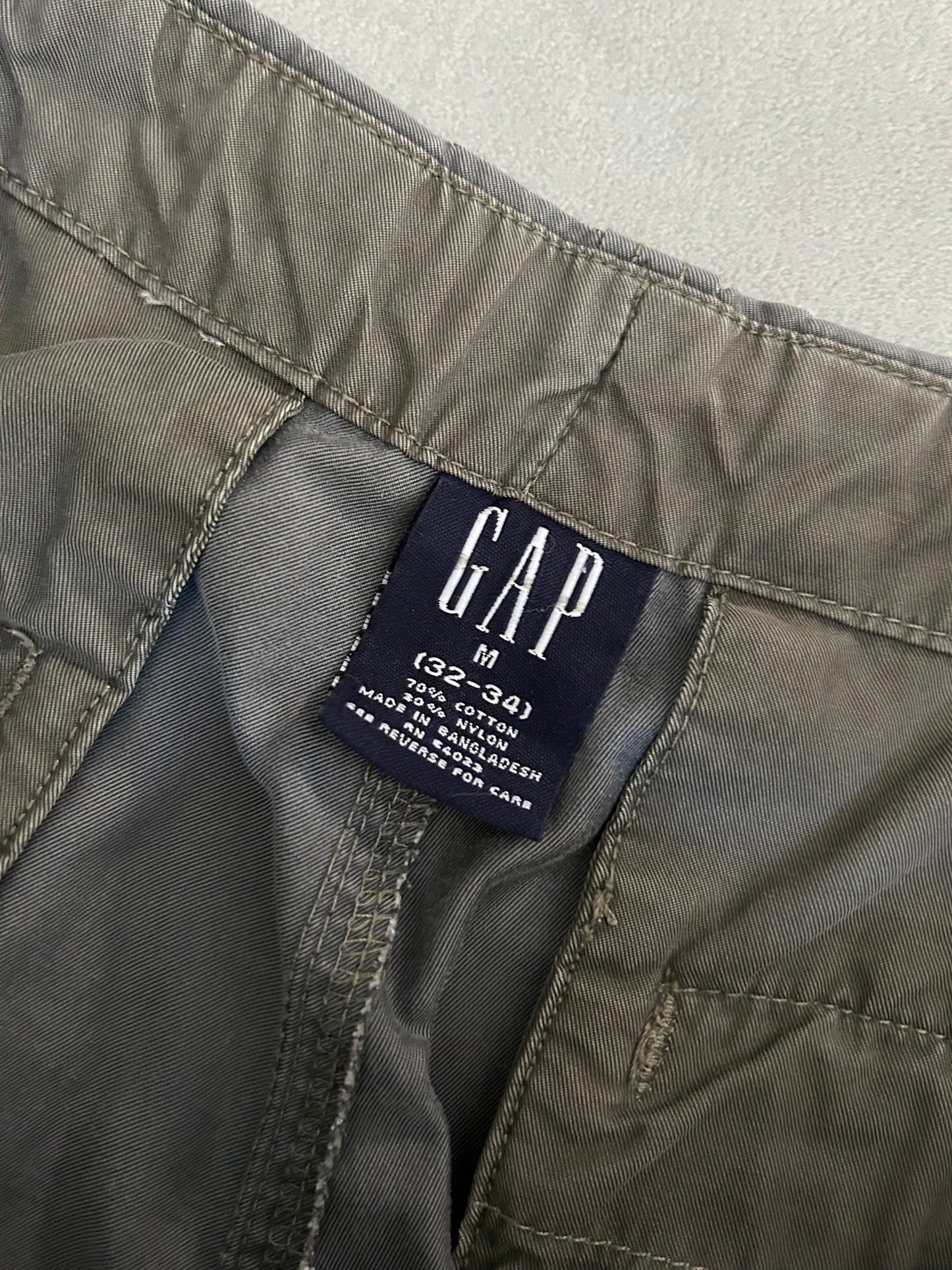 00's GAP cotton×nylon convertible cargo pants