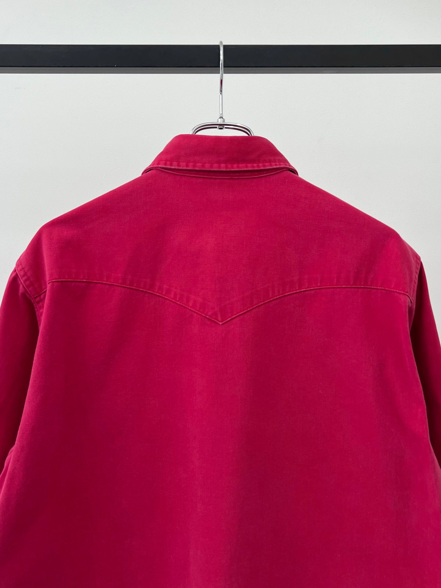 80's carhartt denim western shirt