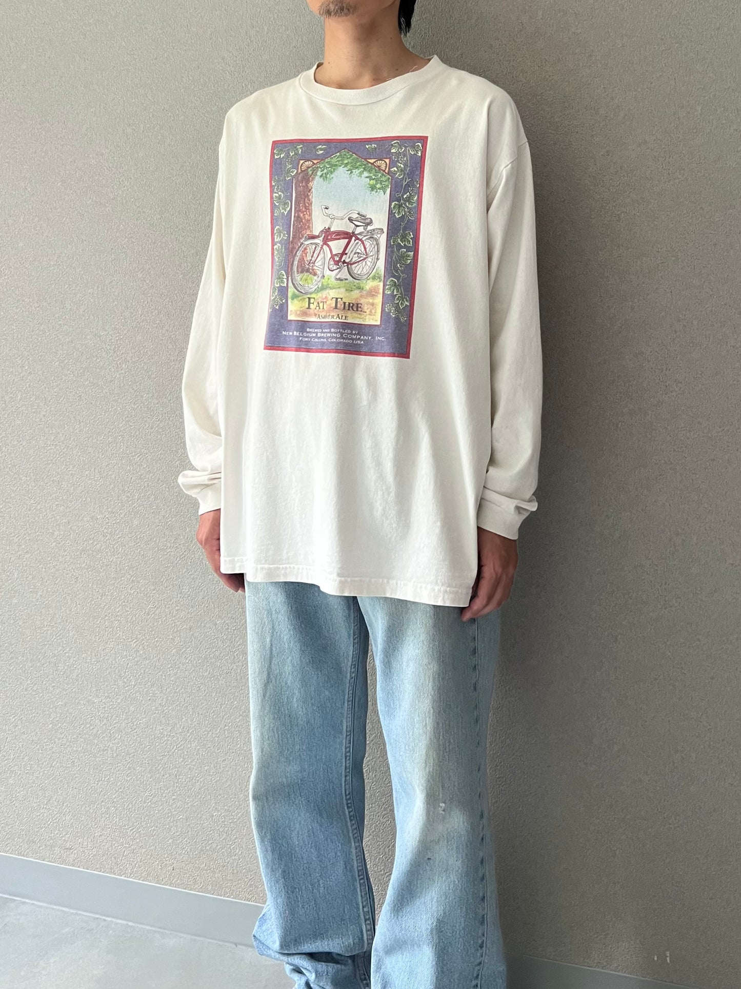 90's patagonia L/S t-shirt "Made in USA"