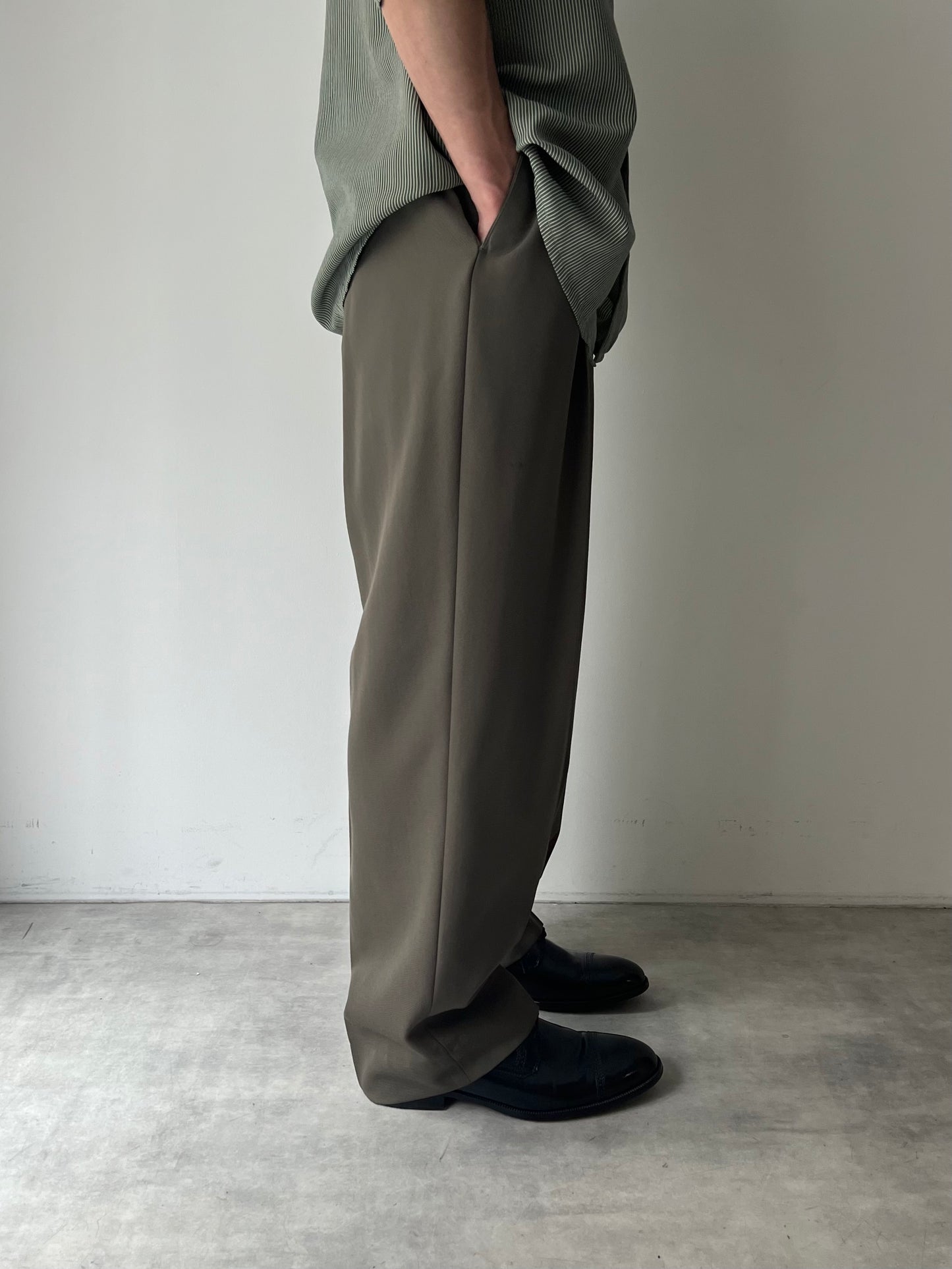 00's PRONT-UOMO wool slacks