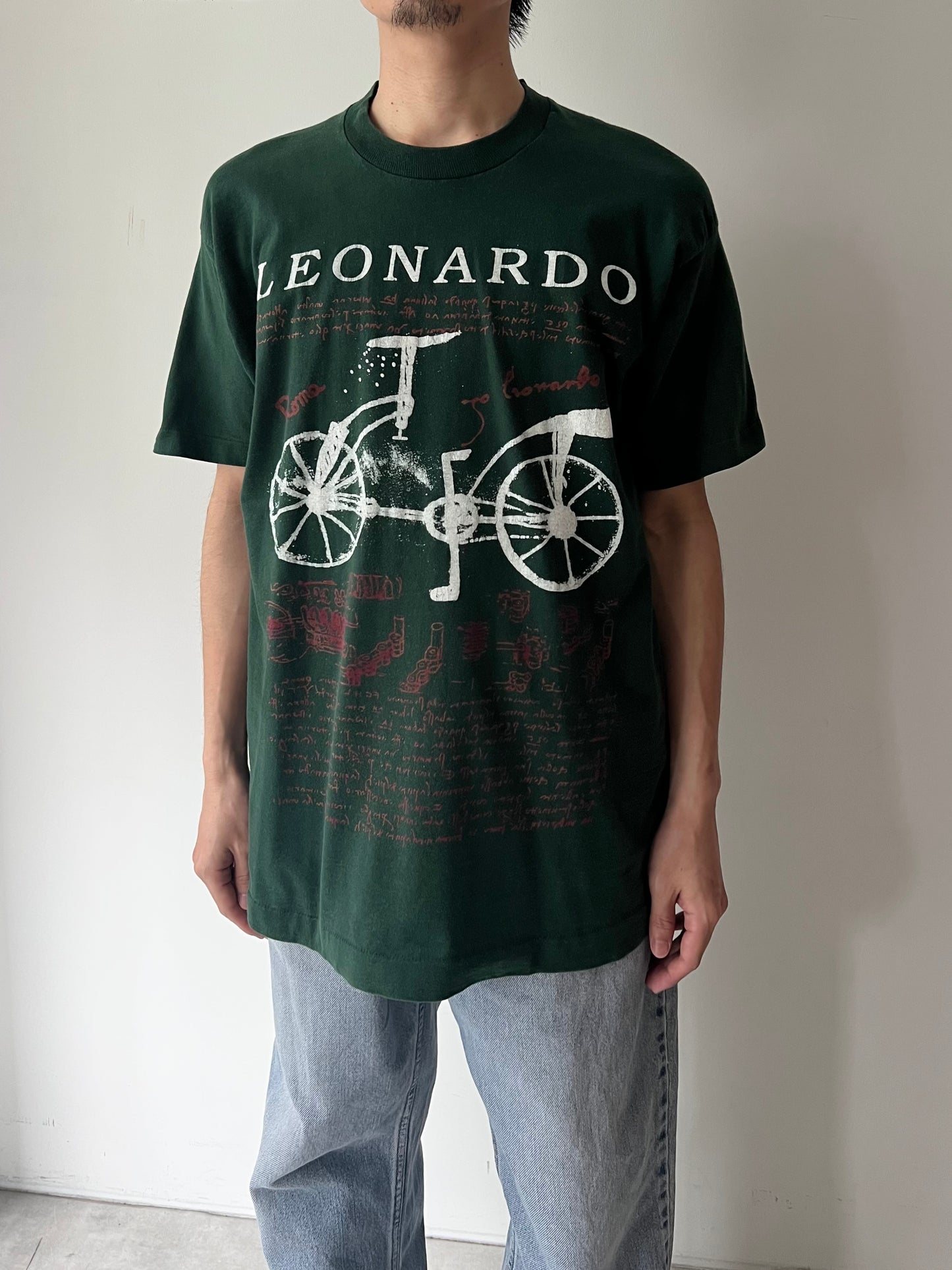 90's LEONARDO DA VINCI t-shirt "Made in USA"