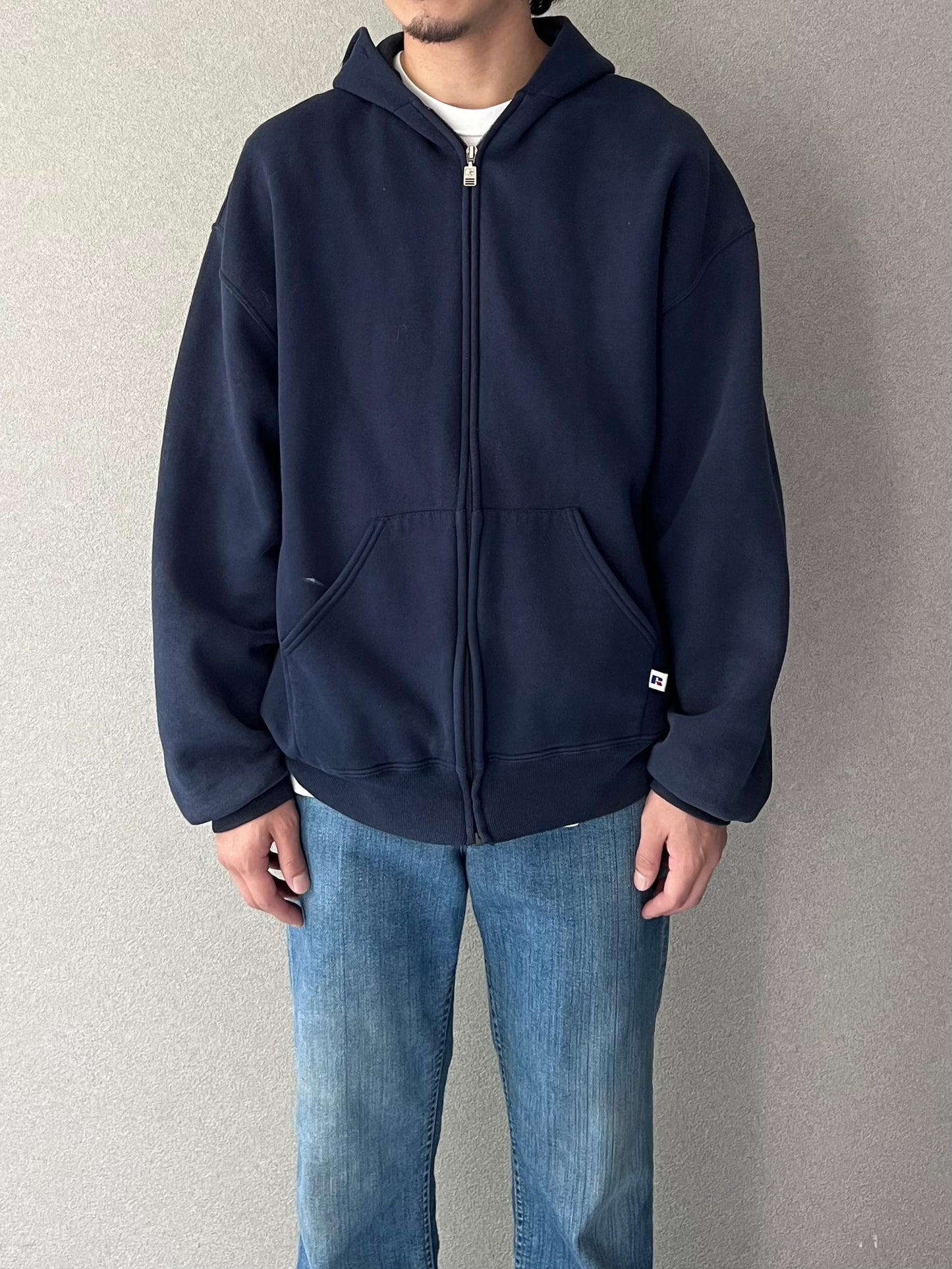90's RUSSELL sweat zipup sweat hoodie