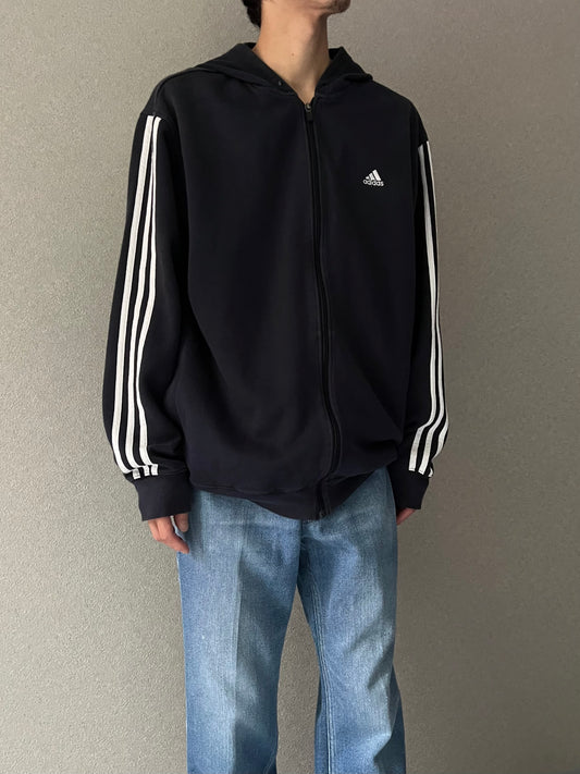 00's adidas zipup sweat hoodie