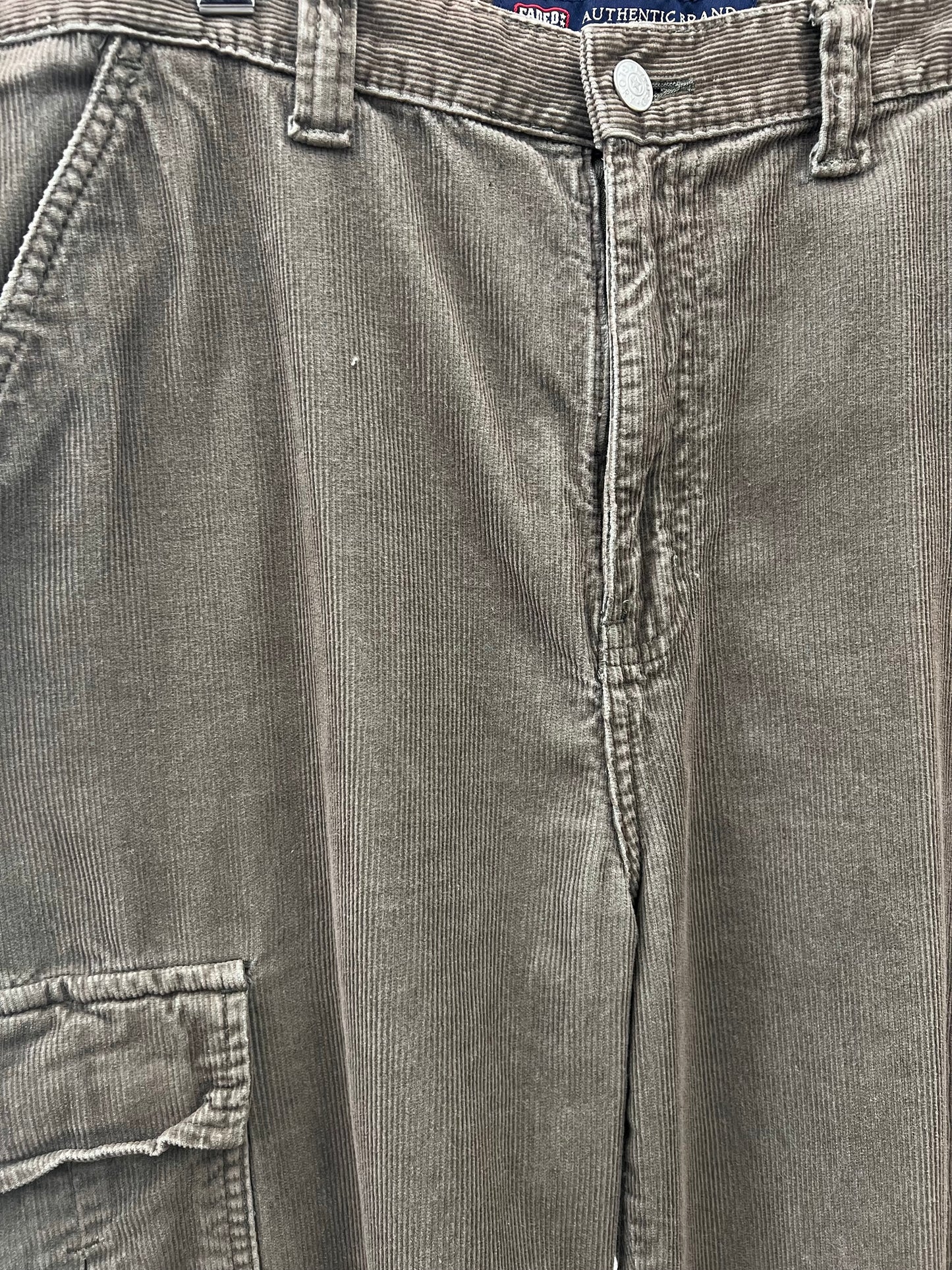 00's FADED GROLY corduroy cargo pants