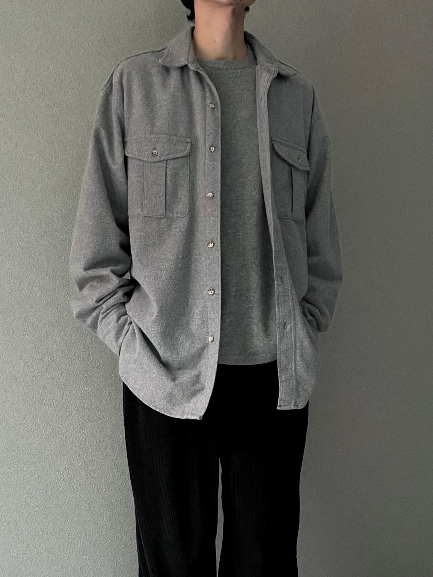 80's Eddie Bauer chamois cloth shirt "Made in USA"