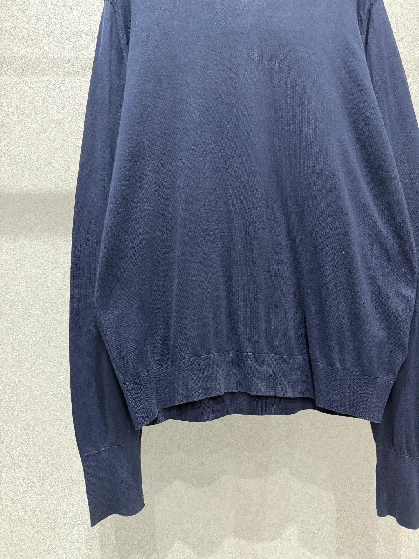 90's JOHN SMEDLEY cotton knit sweater "Made in GREAT BRITAIN"
