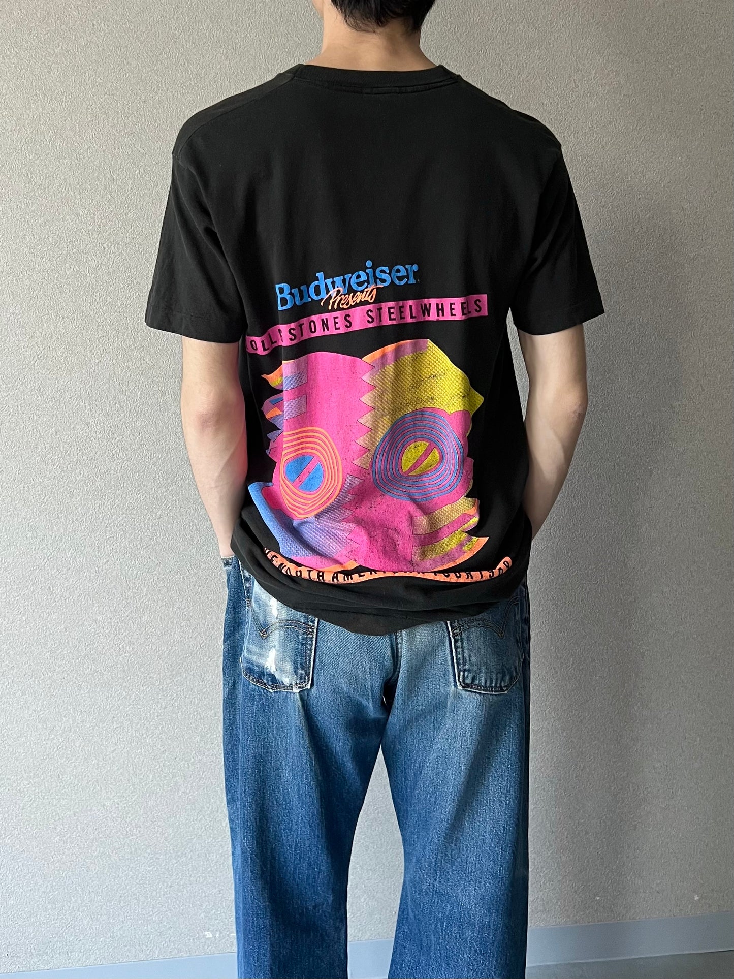 80's Rolling Stones music t-shirt "Made in USA"