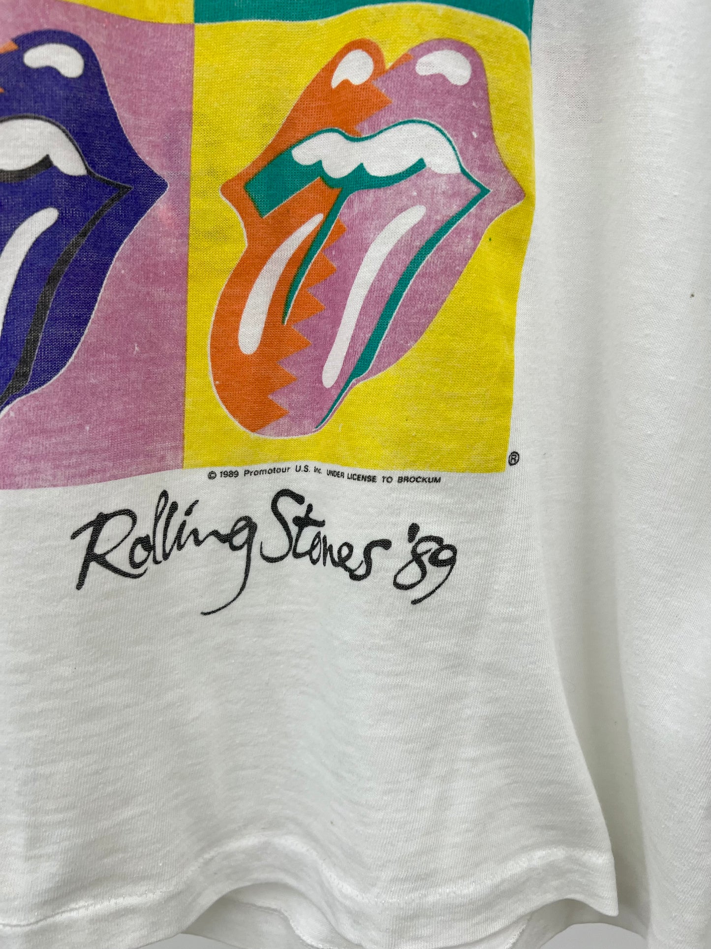 80's THE ROLLING STONES music t-shirt "Made in USA"