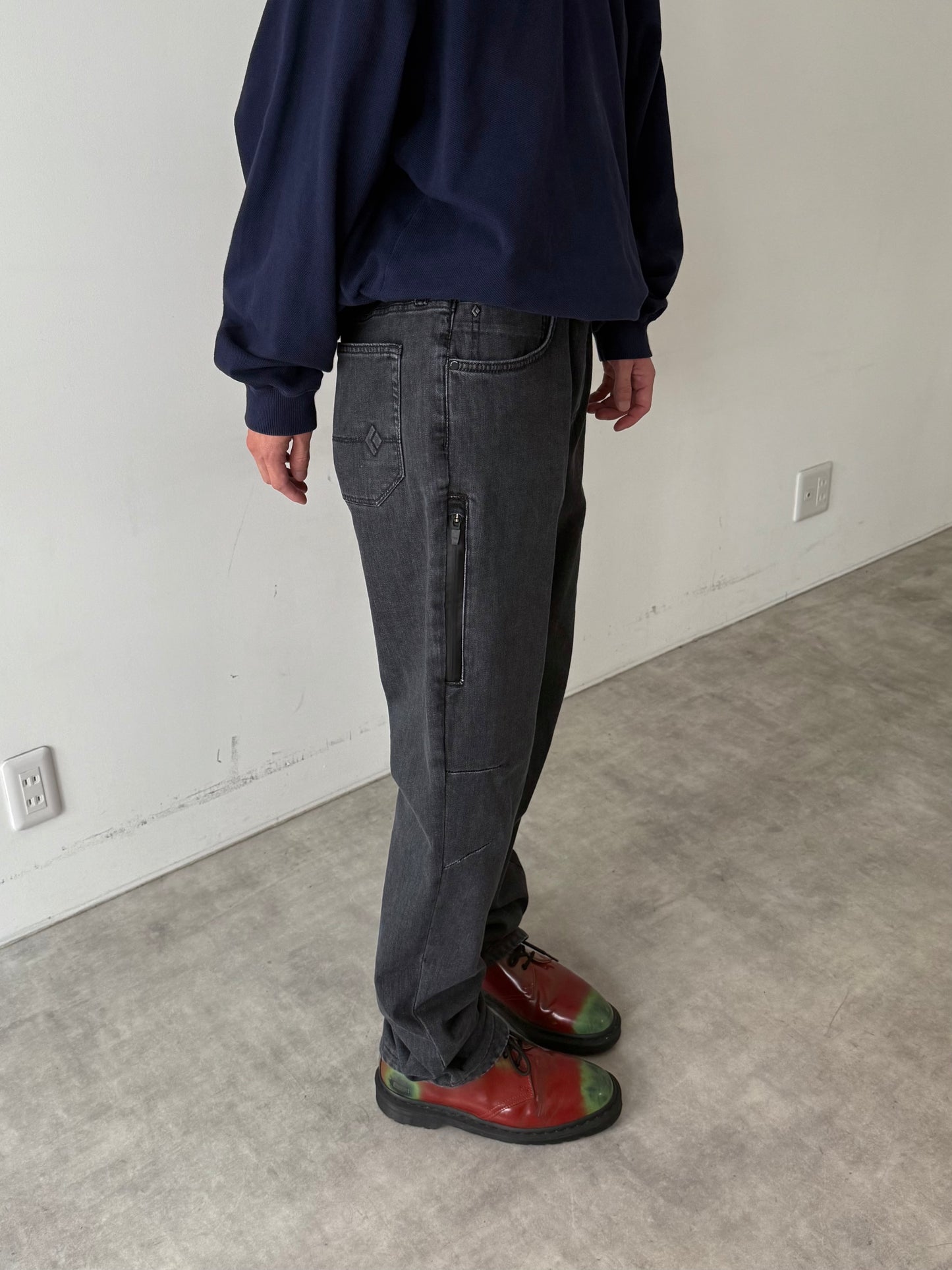 00's BLACK DIAMOND denim pants "DEAD STOCK"