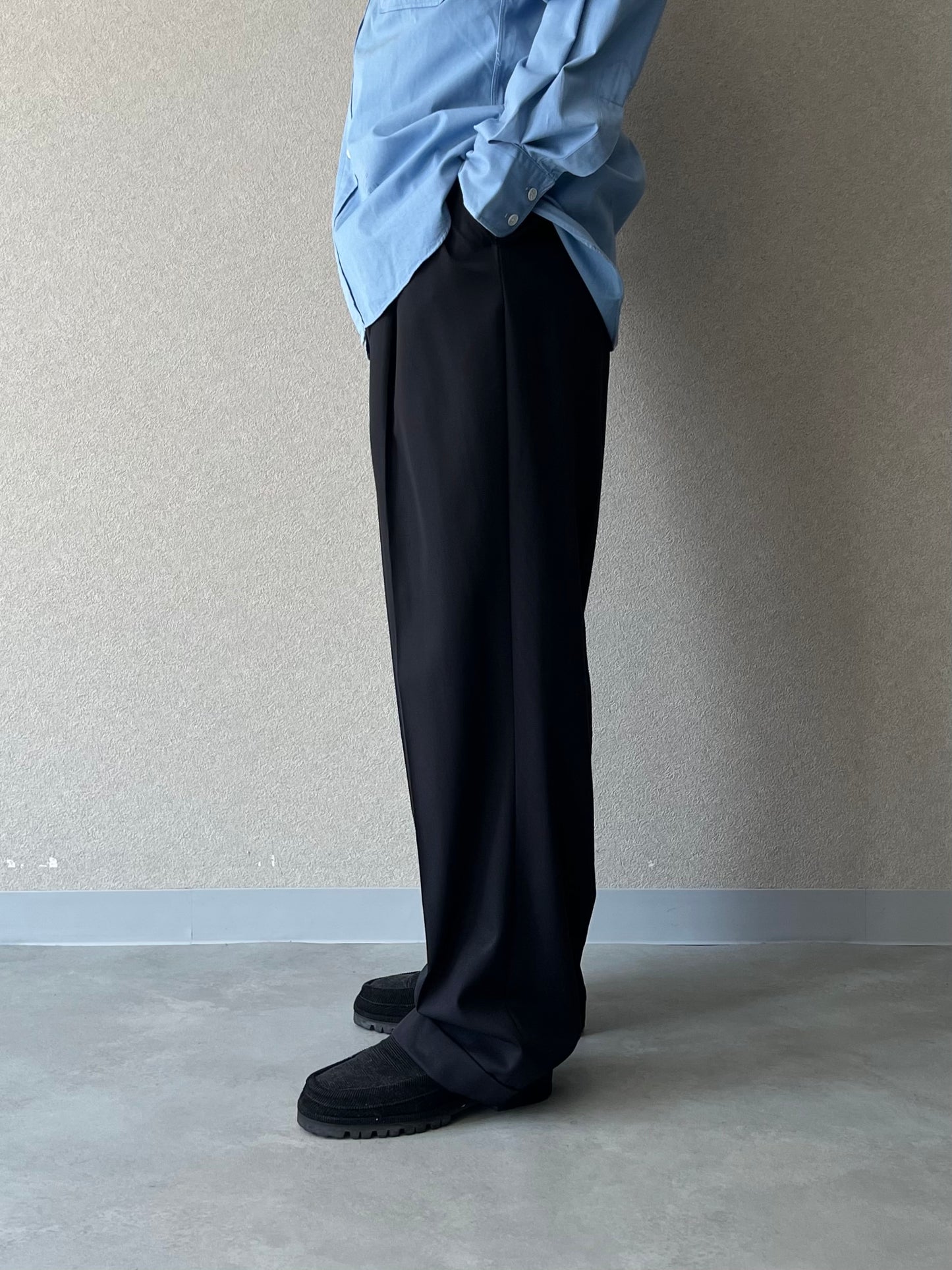 00's PAZONI wool slacks "Made in ITALY"