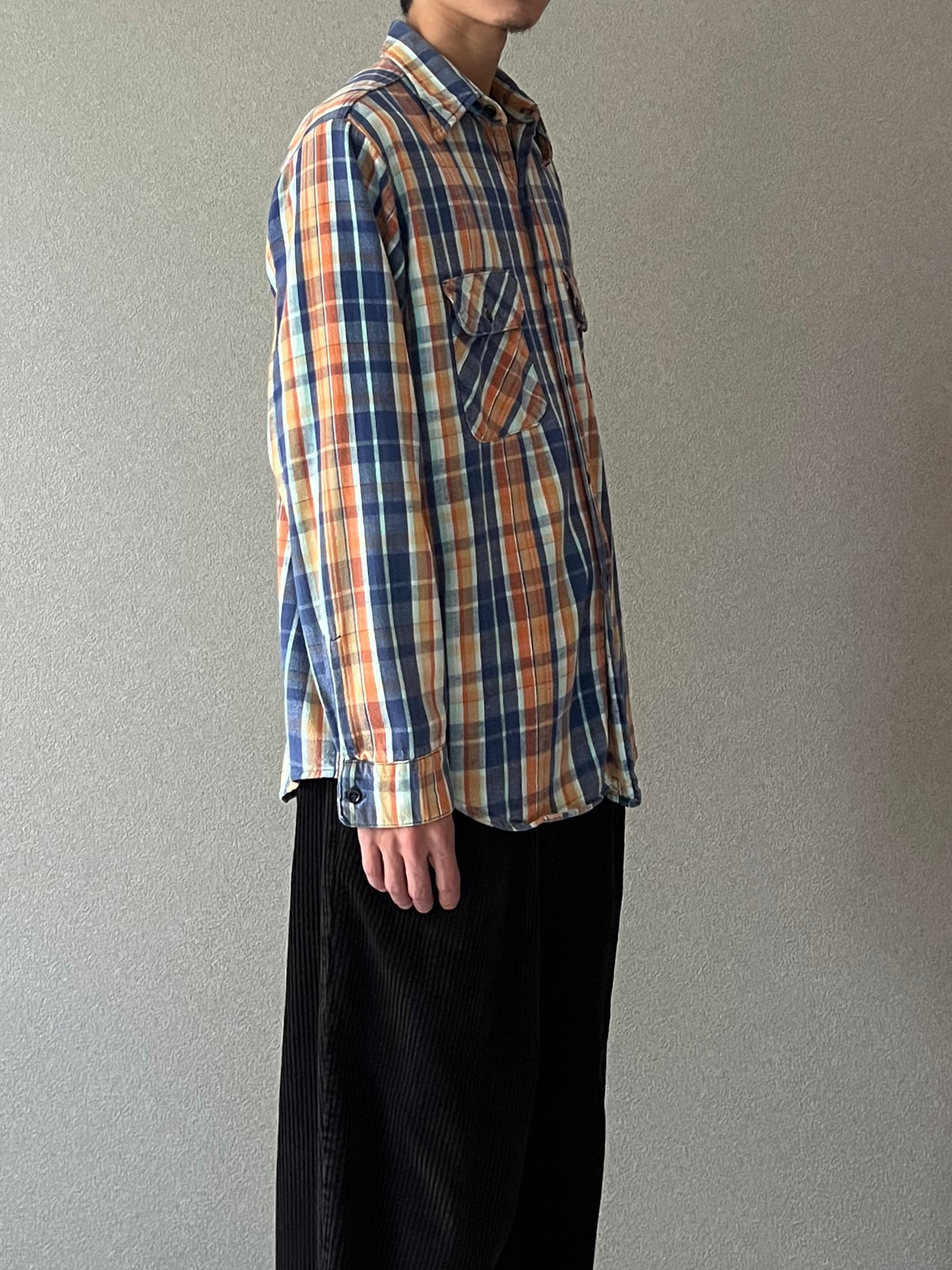 60's FIVE BROTHER flannel shirt