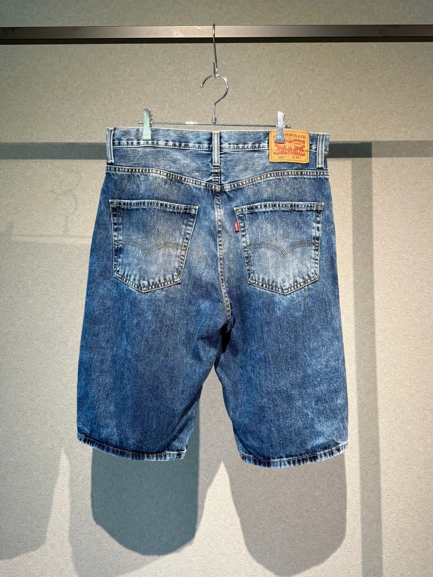 00's Levi's 569 denim shorts