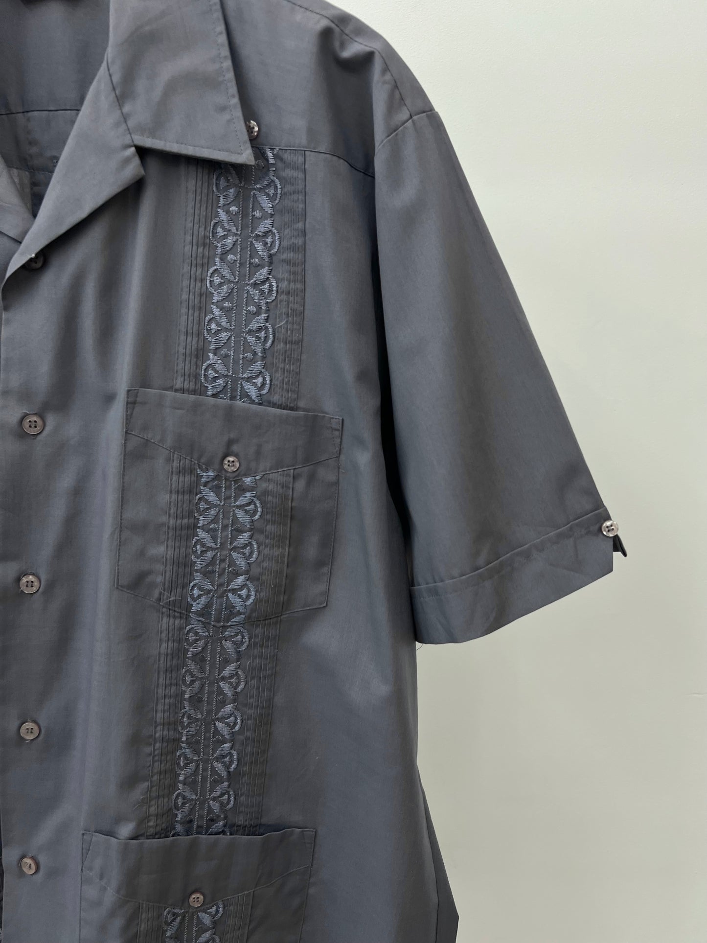90's ROMANI guayabera shirt