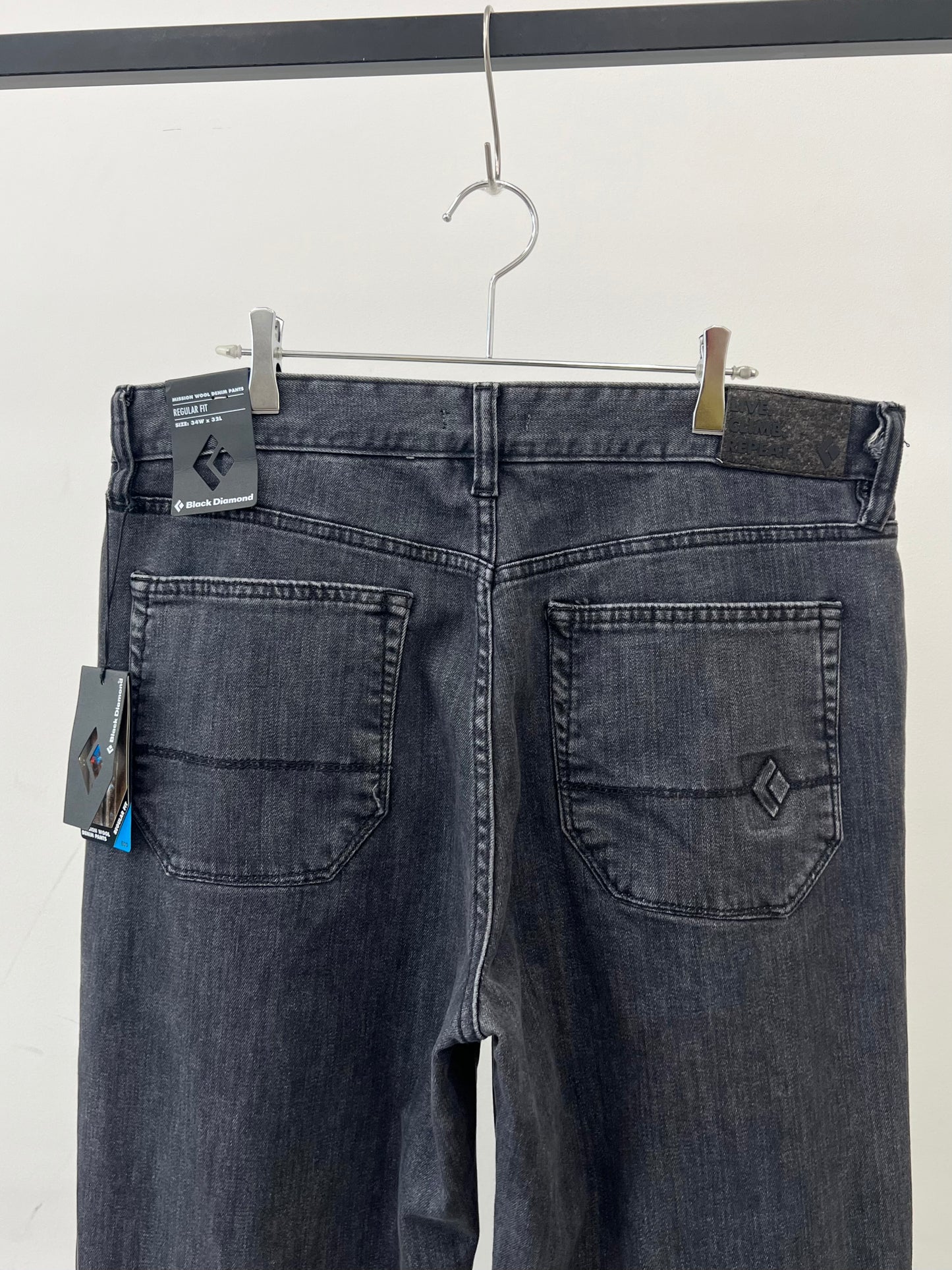 00's BLACK DIAMOND denim pants "DEAD STOCK"