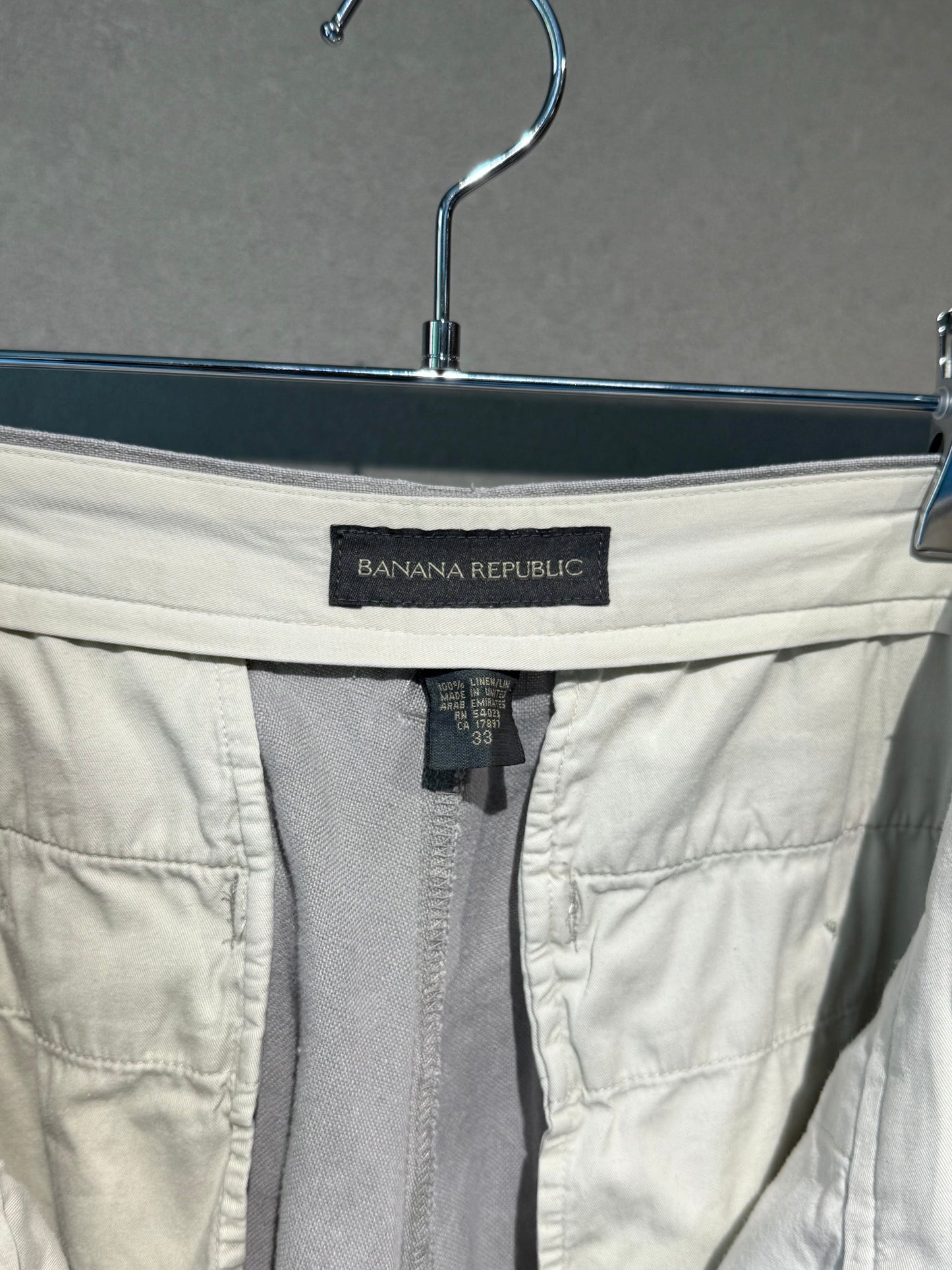 00's BANANA REPUBLIC linen shorts