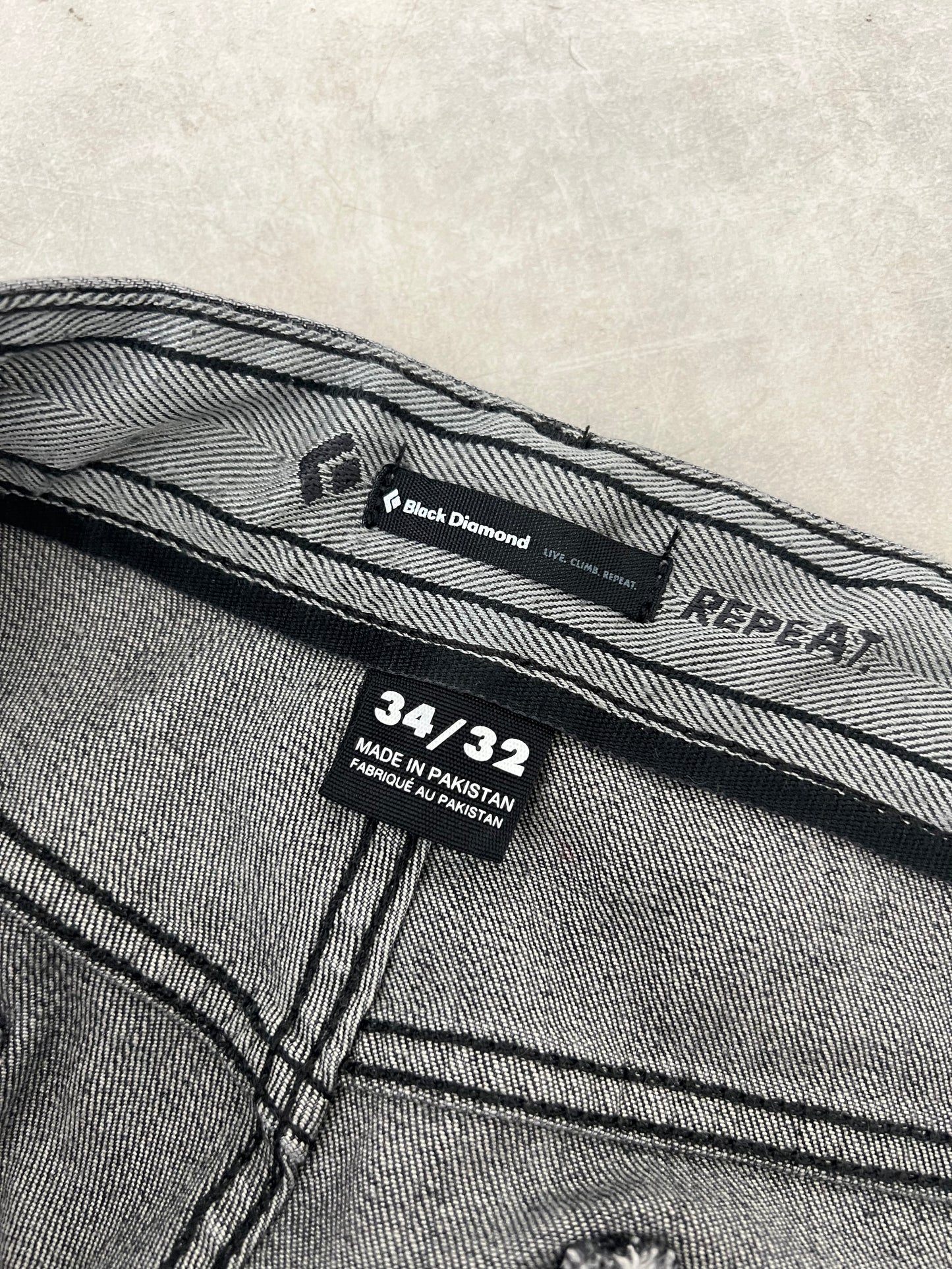 00's BLACK DIAMOND denim pants "DEAD STOCK"