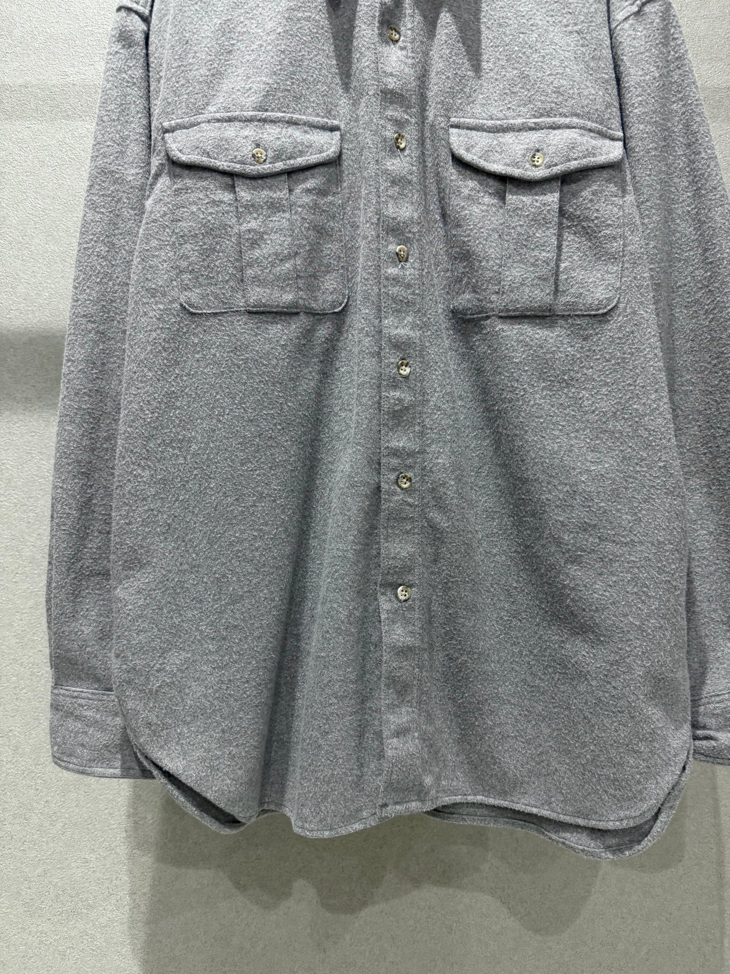 80's Eddie Bauer chamois cloth shirt "Made in USA"