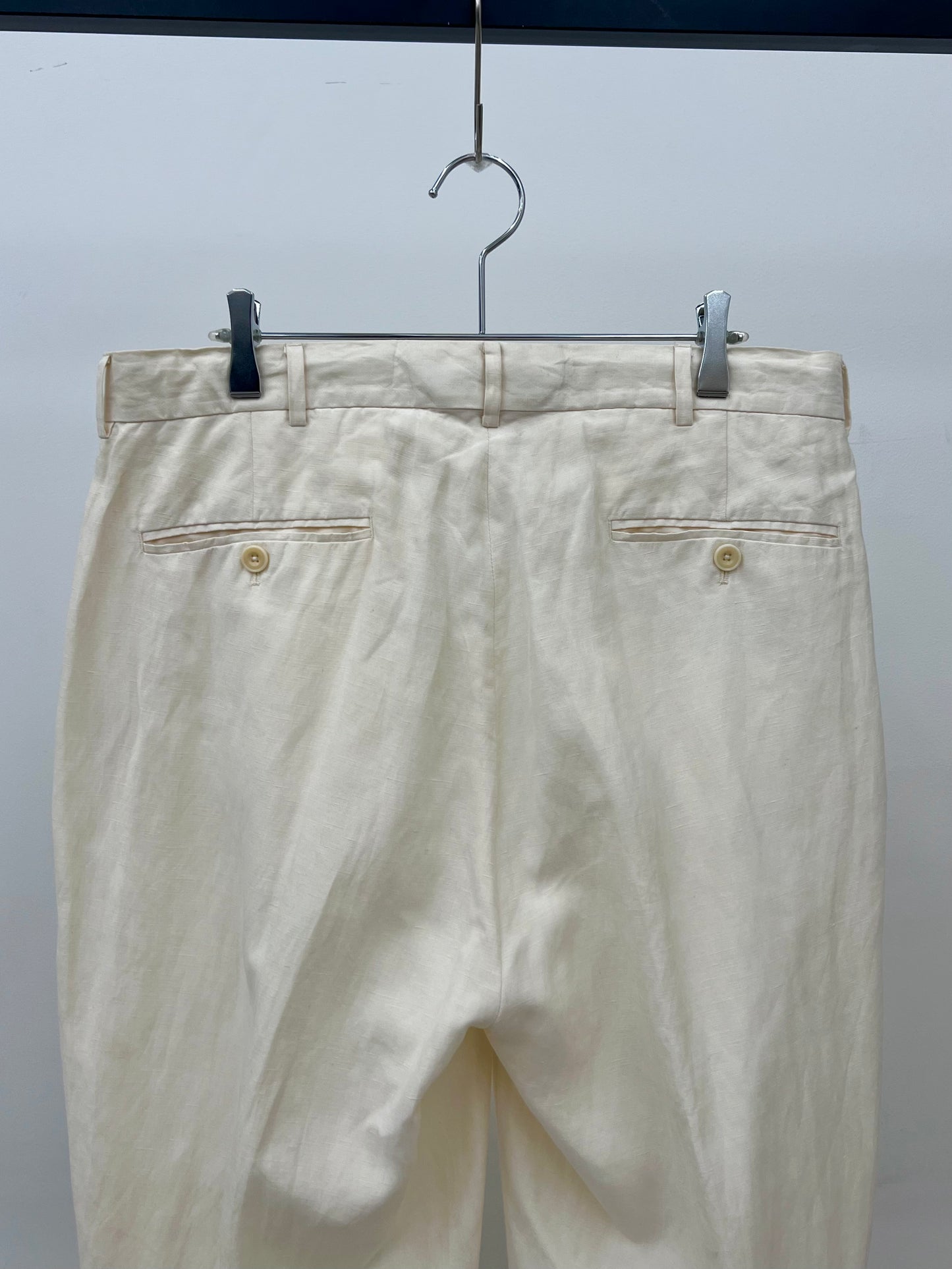 90's Polo Ralph Lauren silk × linen slacks