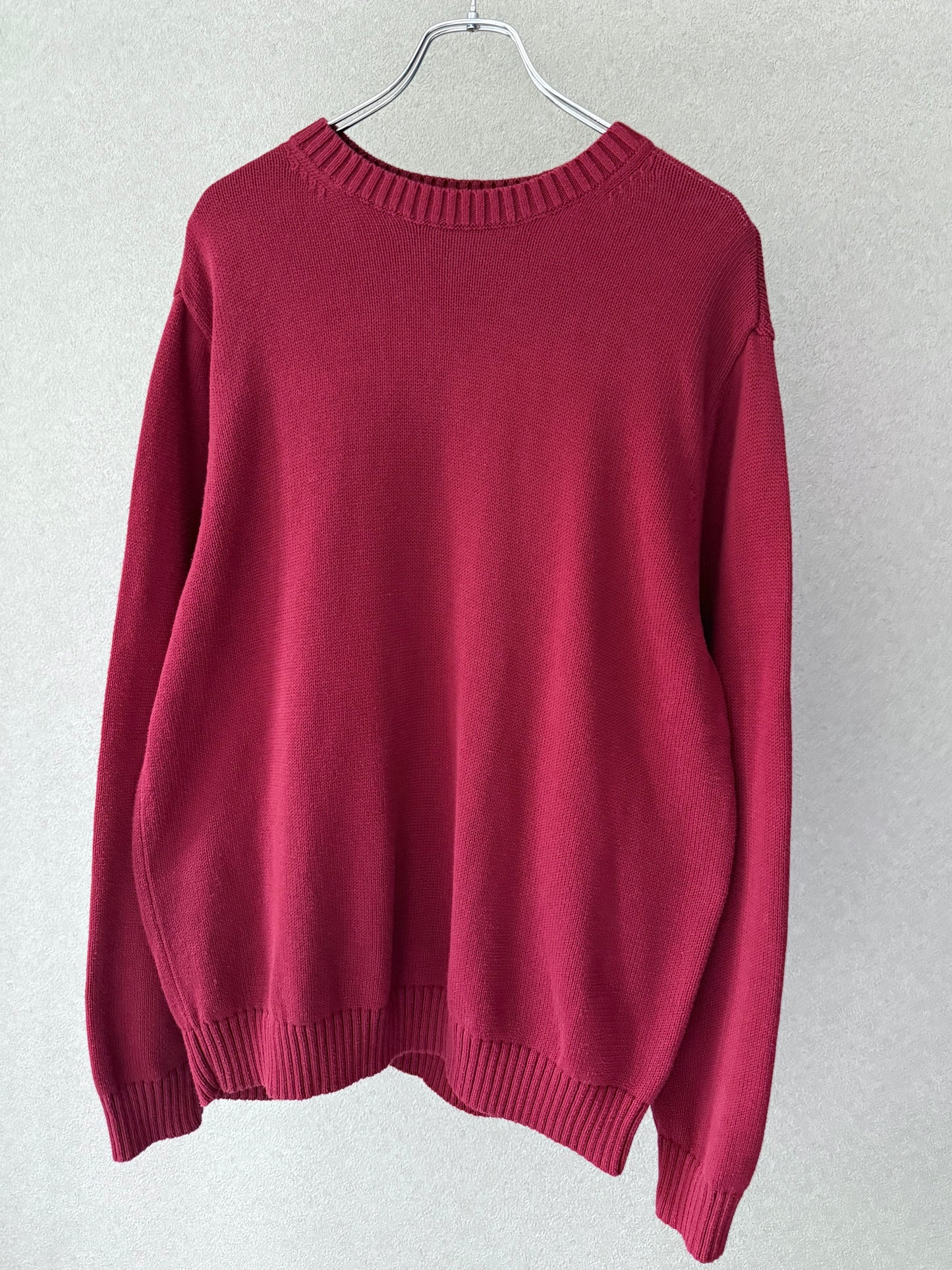 00's ST.JOHN'S BAY cotton knit sweater