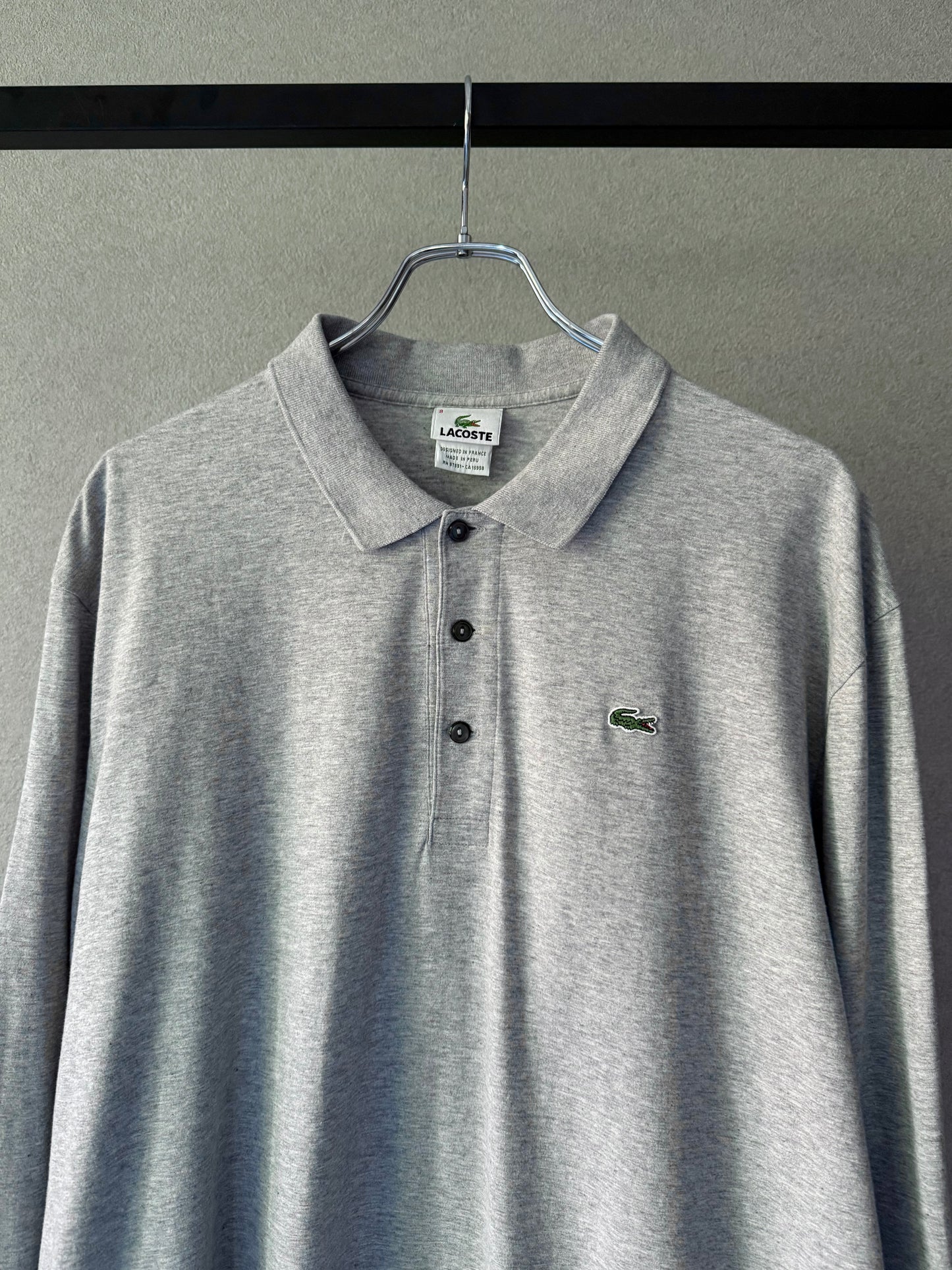 90's LACOSTE L/S Polo shirt