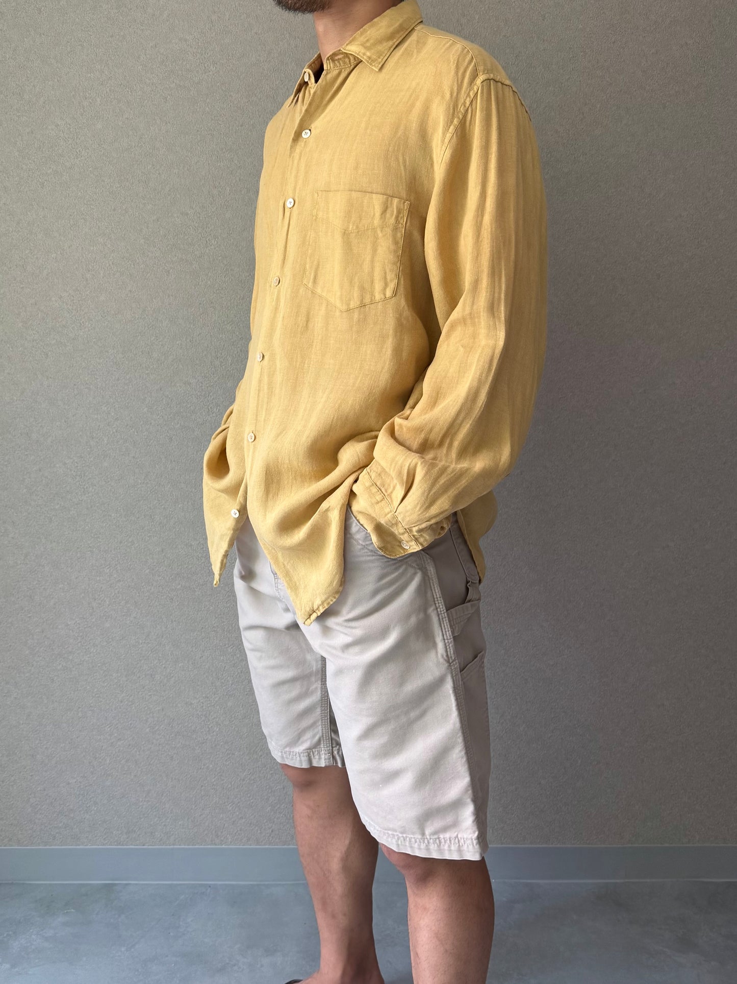 90's BANANA REPUBLIC linen shirt