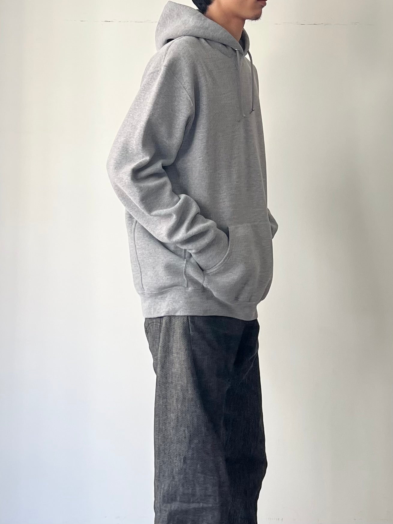 00's RUSSELL reverse weave type sweat hoodie