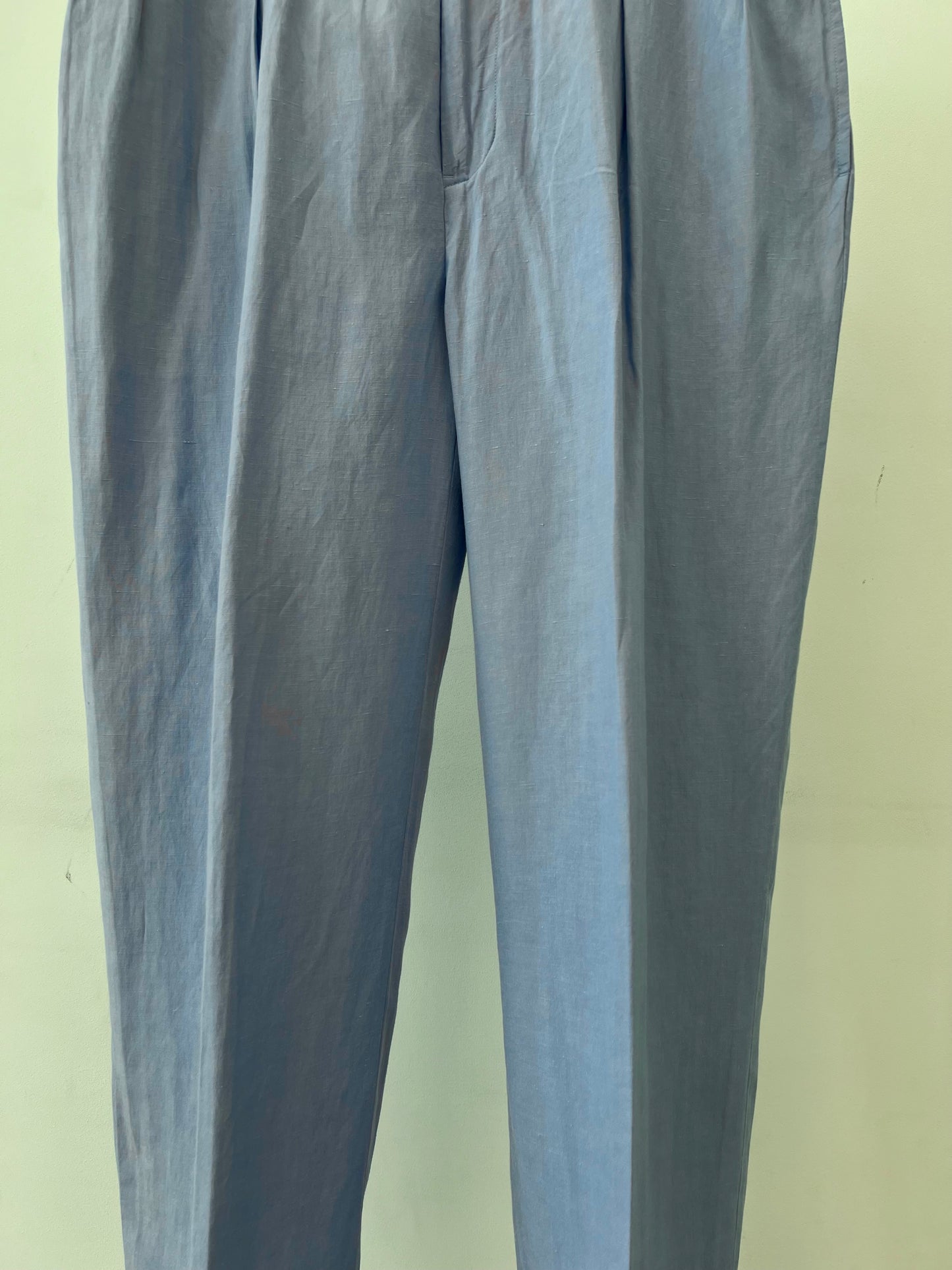 90's Polo Ralph Lauren silk×linen slacks "DEAD STOCK"