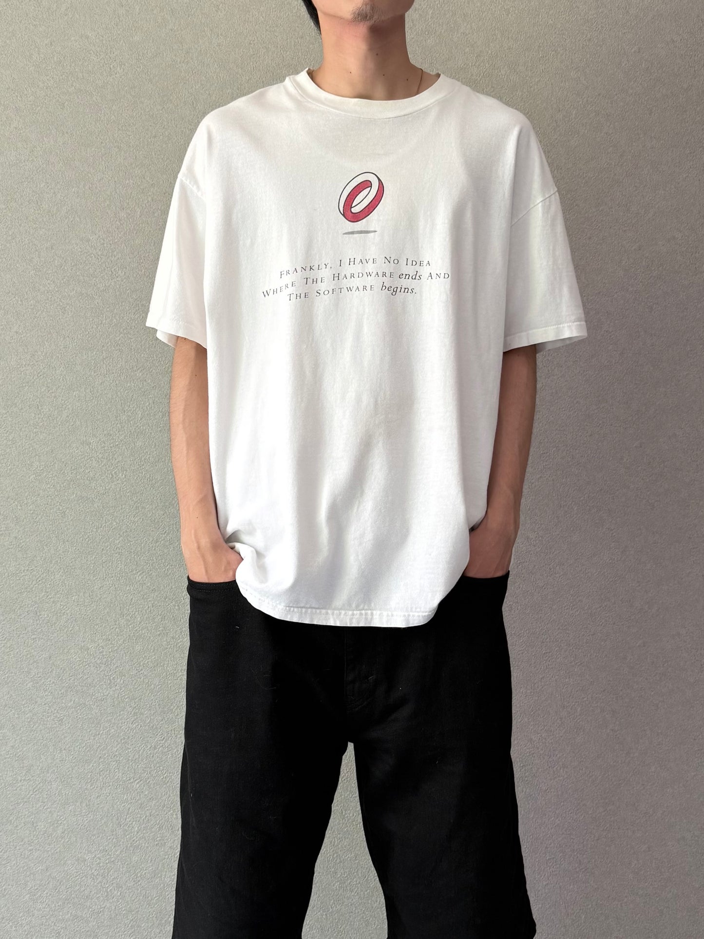 90's COMPAQ t-shirt "MADE IN USA"