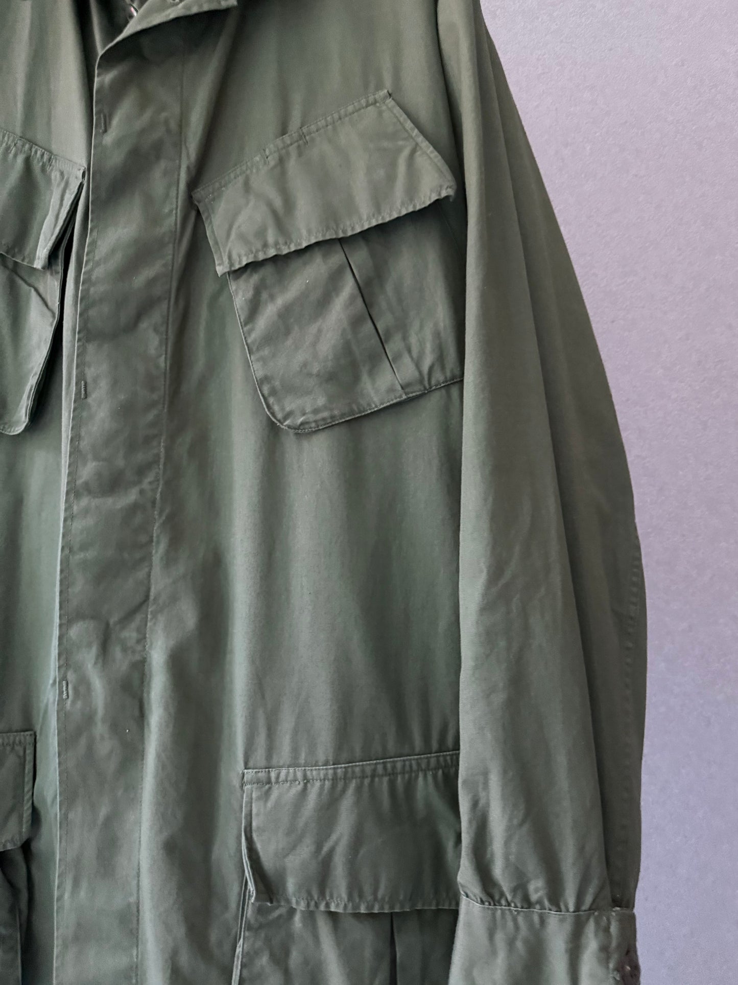 60's US.ARMY jungle fatigue jacket "3rd"