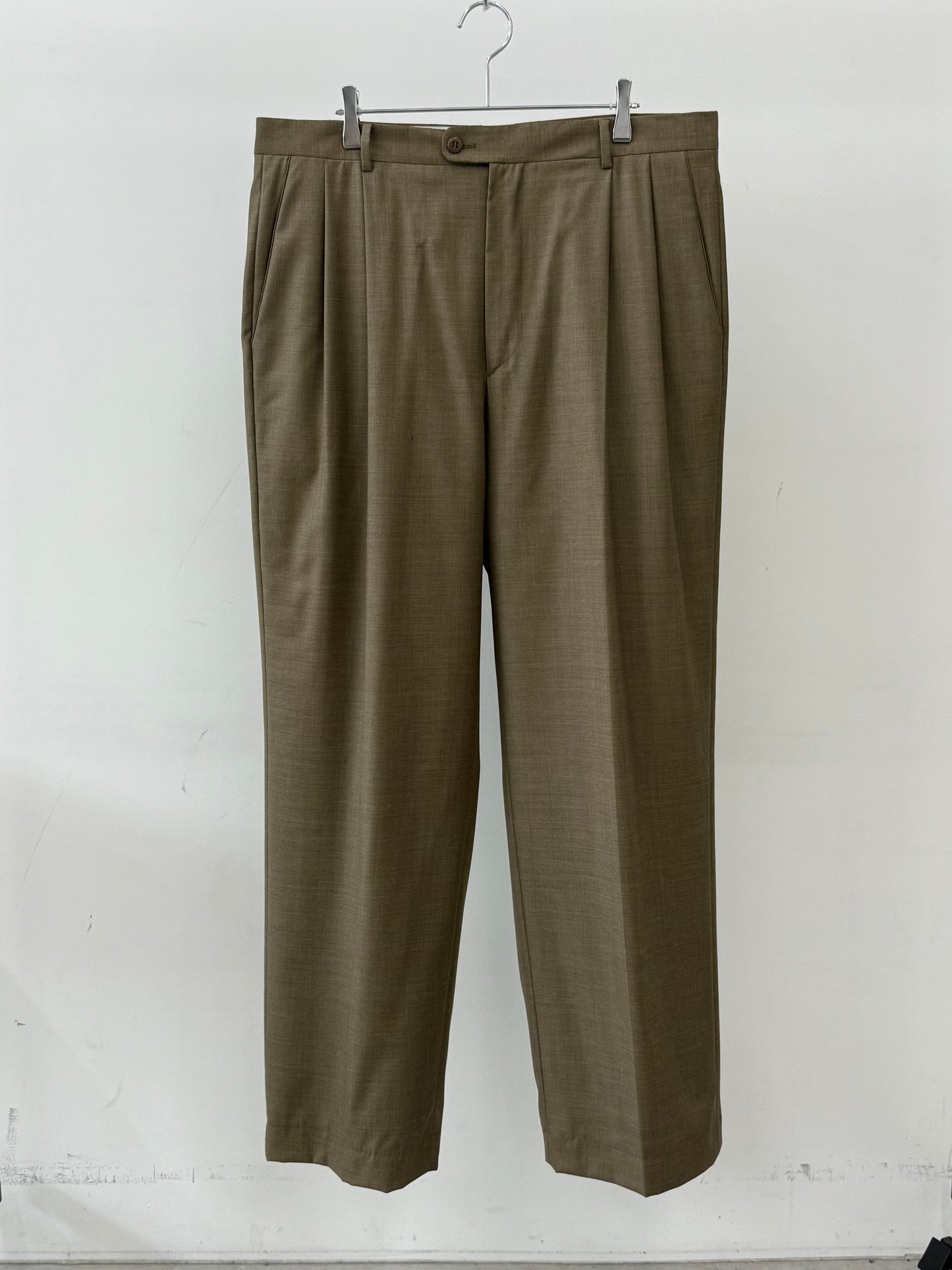 00's Zanella × Loro Piana wool slacks "Made in ITALY