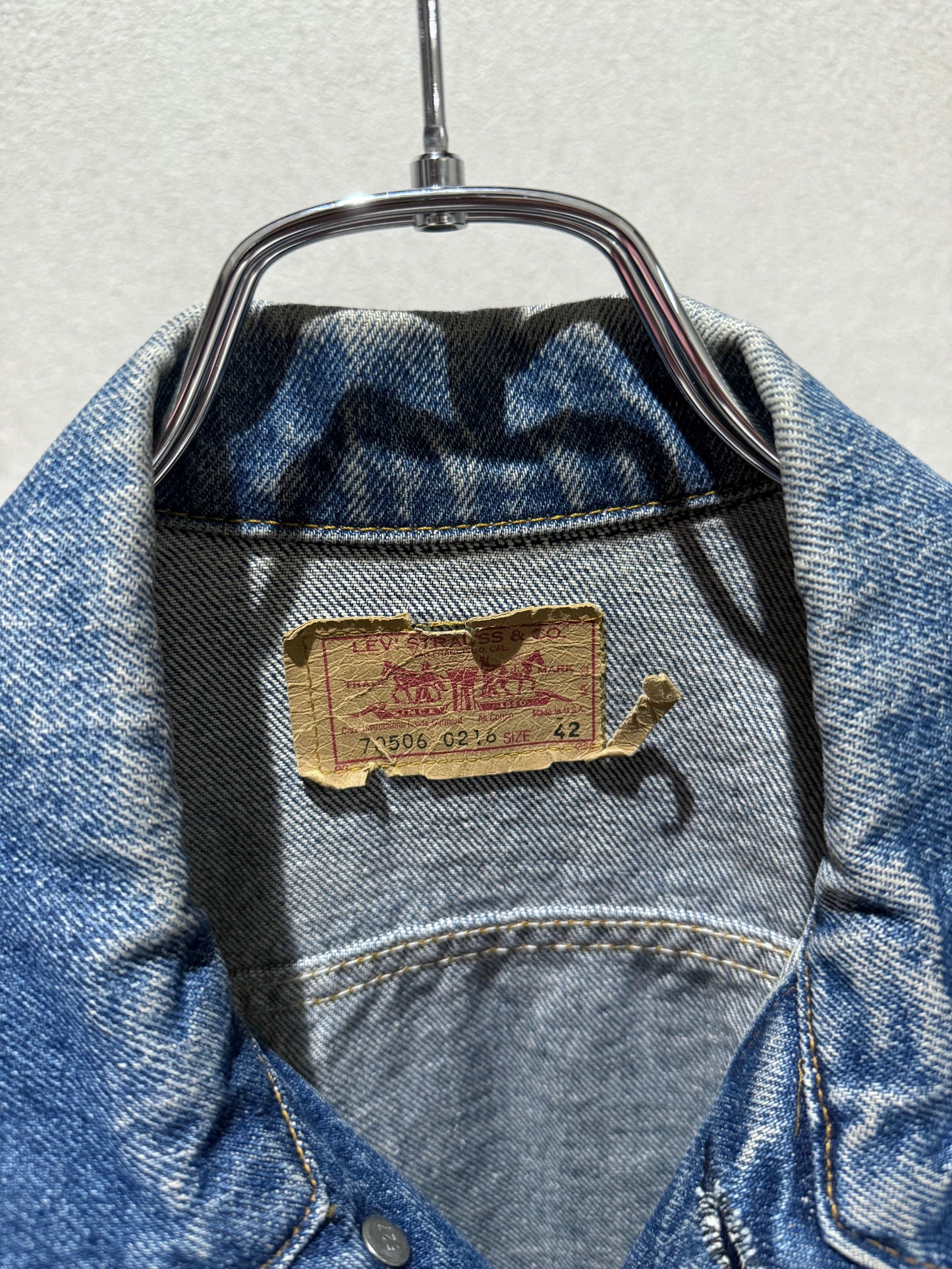 80's Levi's 70506 denim jacket "Made in USA"